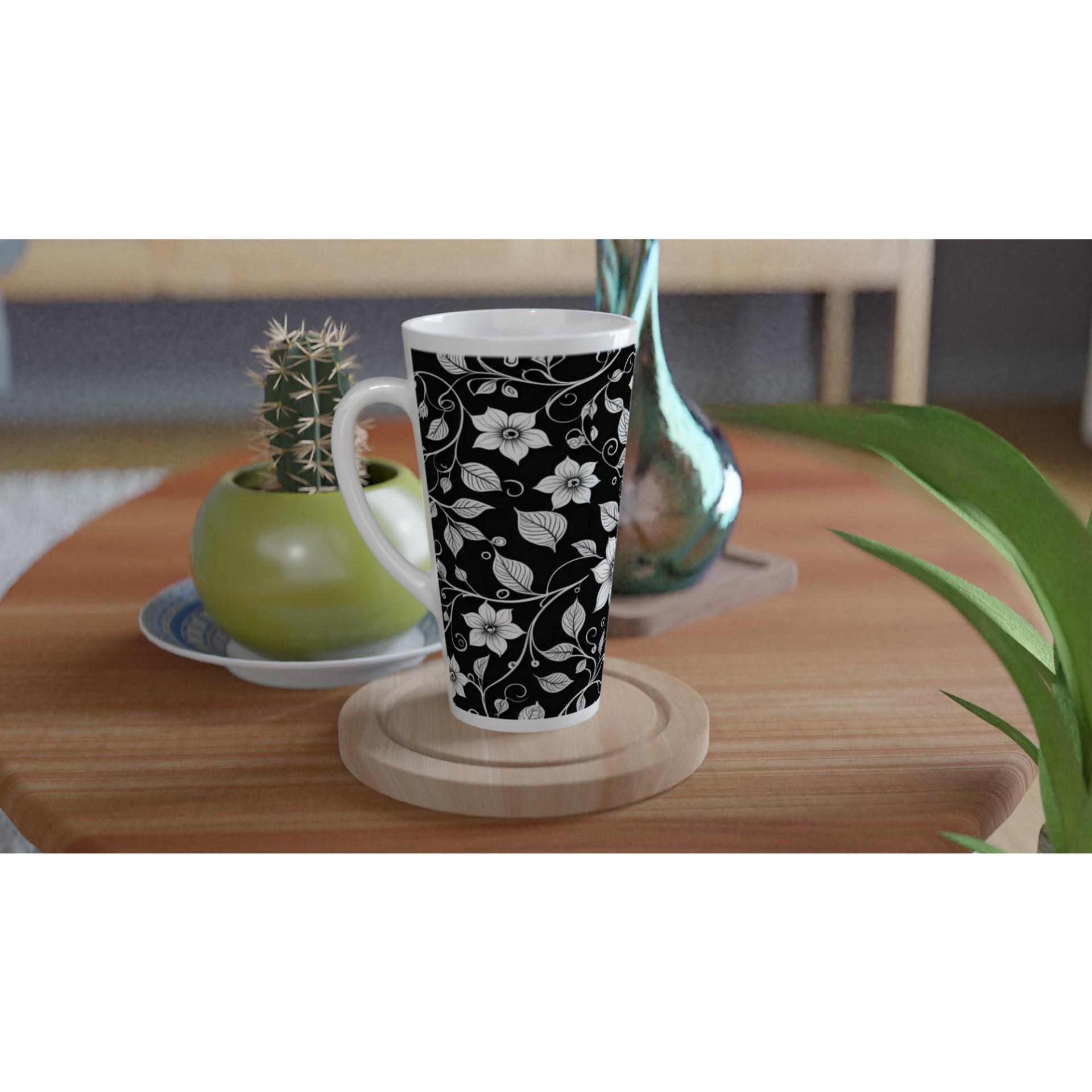 Latte 17oz Ceramic Mug - Coffee or Tea Cup, Extra Tall