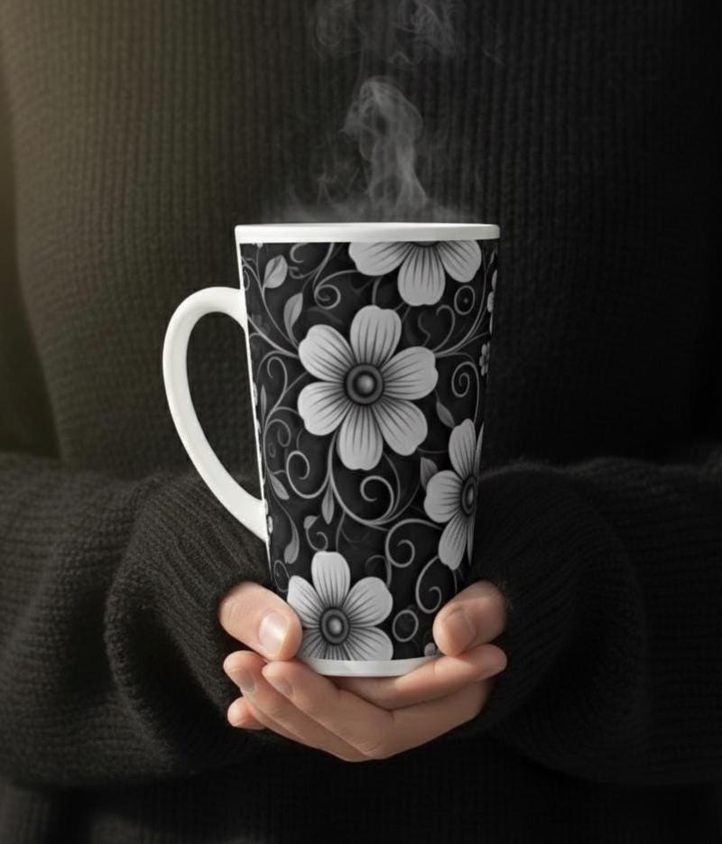 Latte 17oz Ceramic Mug - Coffee or Tea Cup, Extra Tall