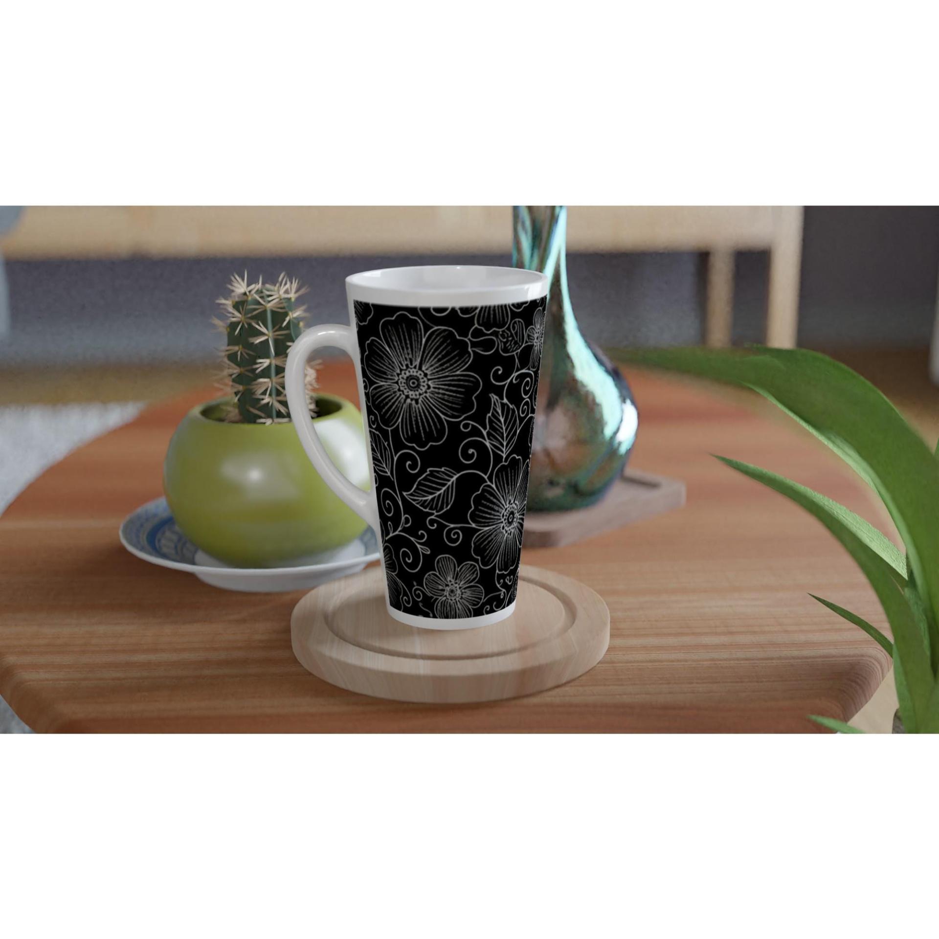 Latte 17oz Ceramic Mug - Coffee or Tea Cup, Extra Tall