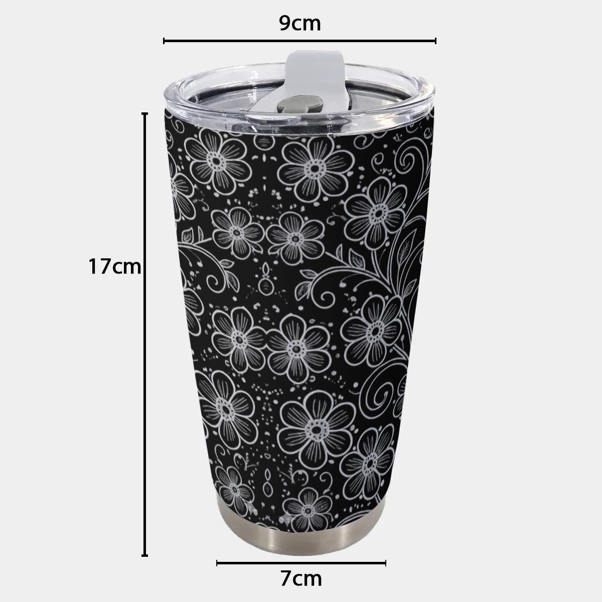 Travel Mug, Stainless Steel, 20 oz Insulated Cup