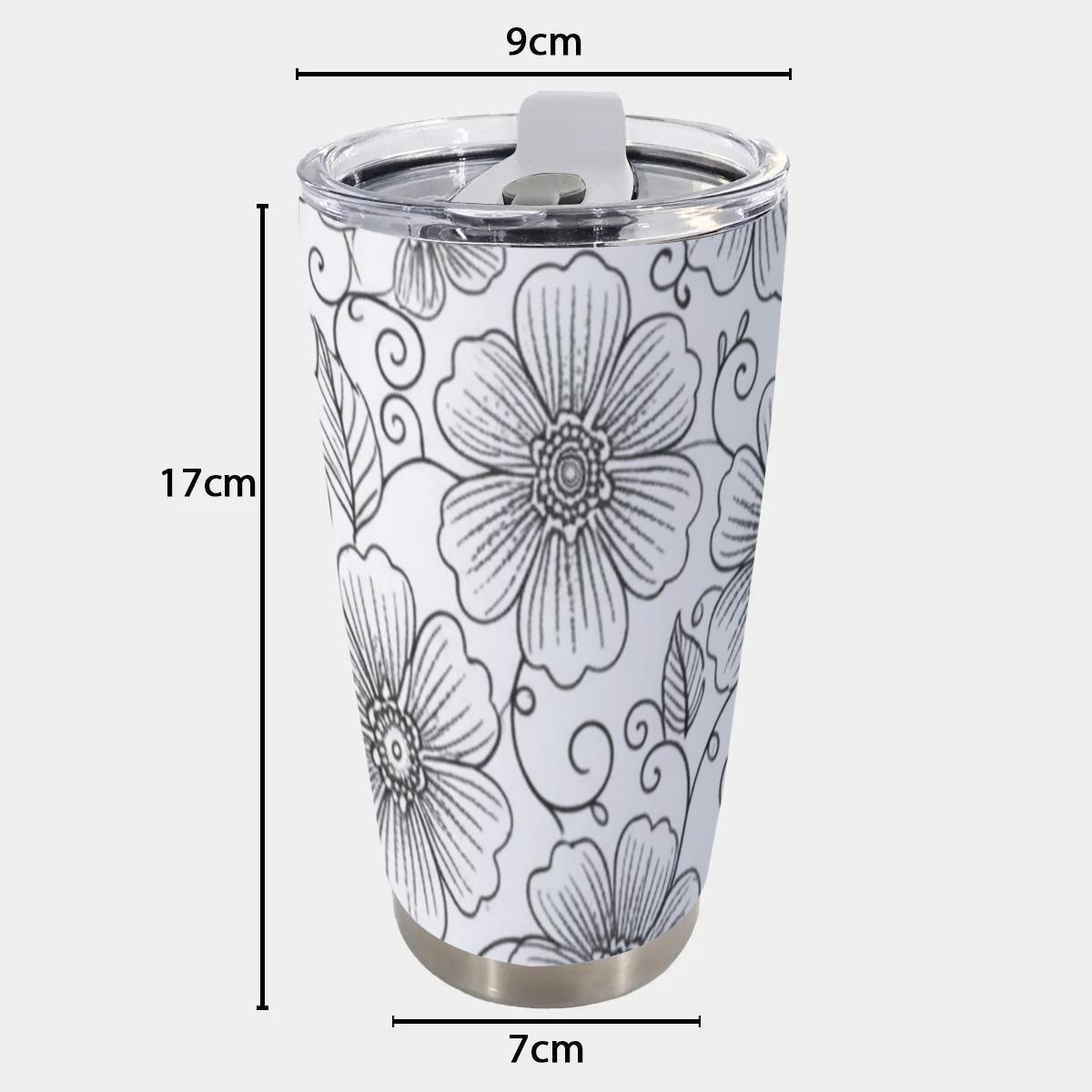 Travel Mug, Stainless Steel, 20 oz Insulated Cup