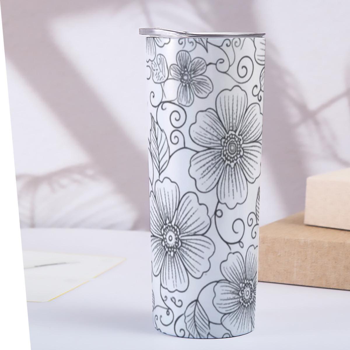 Skinny Tumbler, 20 oz Stainless Steel Insulated Travel Mug
