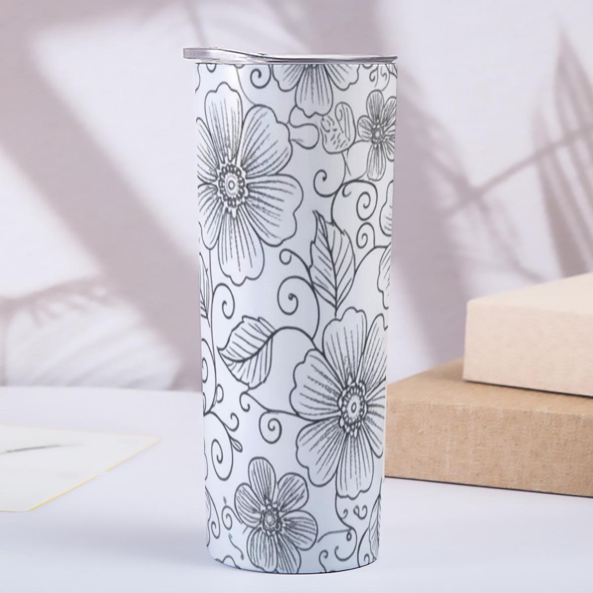 Skinny Tumbler, 20 oz Stainless Steel Insulated Travel Mug