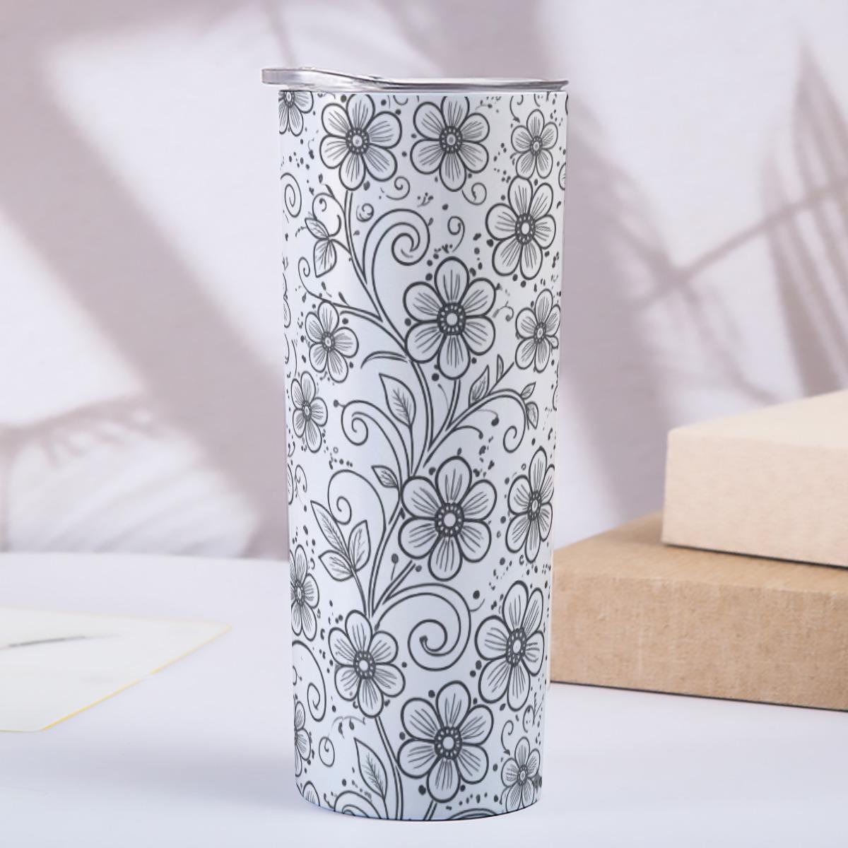 Skinny Tumbler, 20 oz Stainless Steel Insulated Travel Mug
