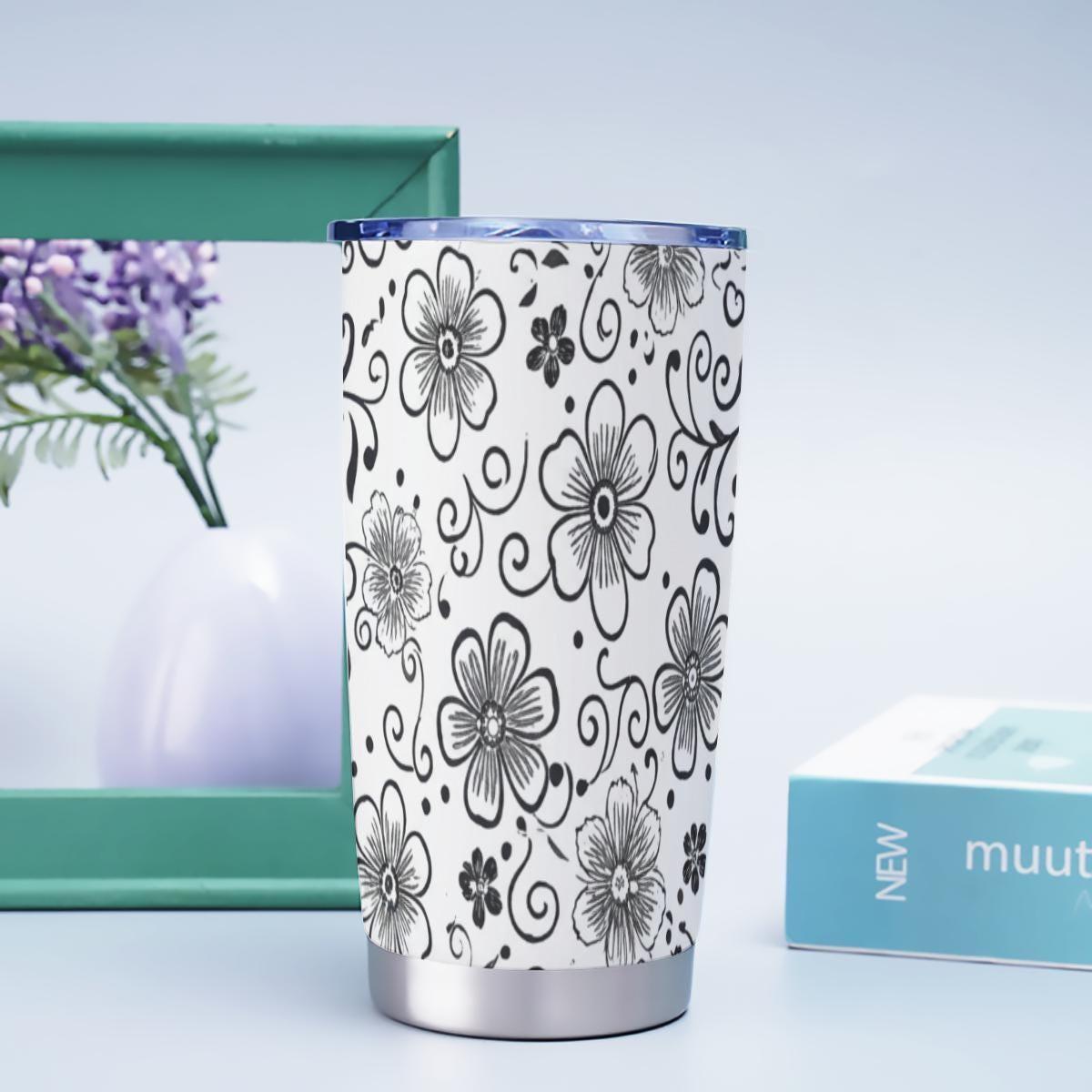 Travel Mug, Stainless Steel, 20 oz Insulated Cup