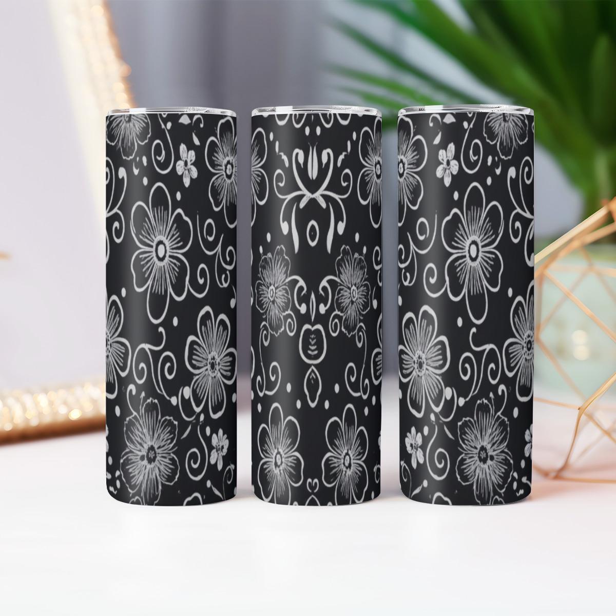 Extra Large Skinny Tumbler, 30oz and 20oz Stainless Steel Travel Mugs with Lids