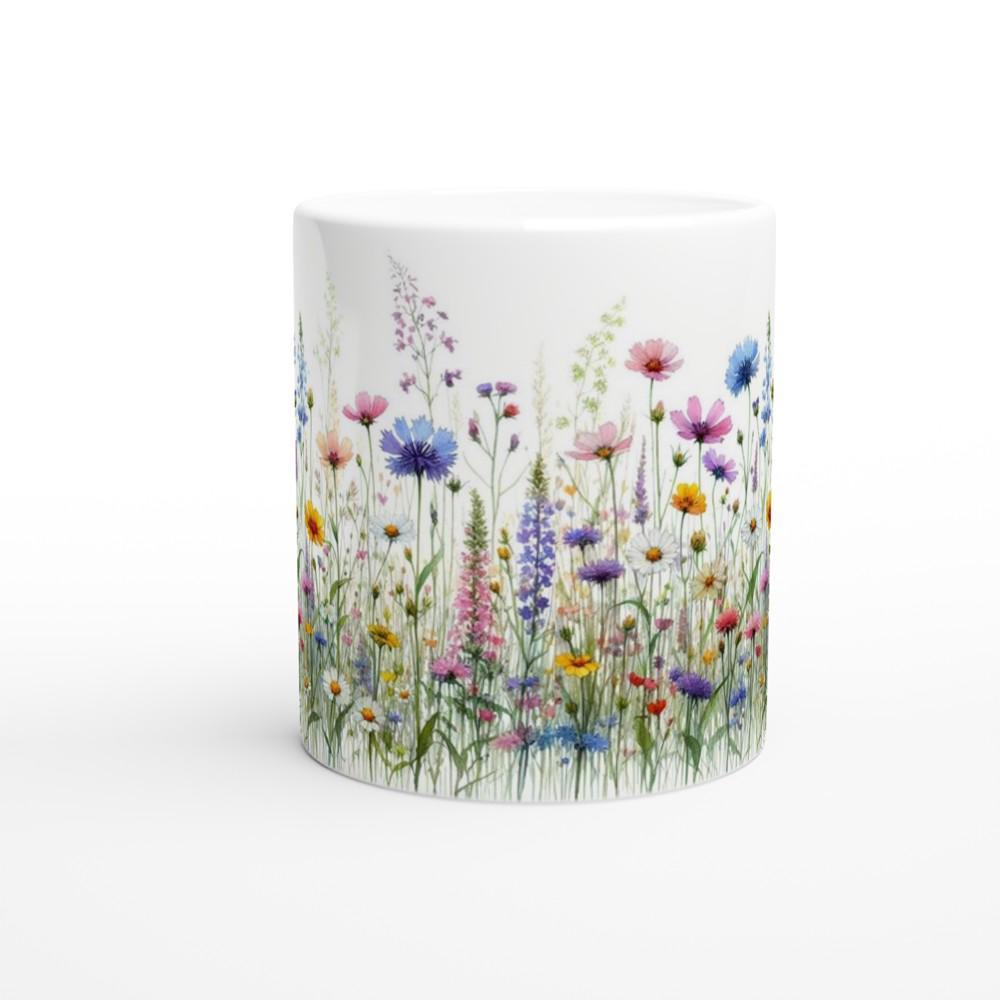 Floral Cups -  Large and Small Ceramic Mugs