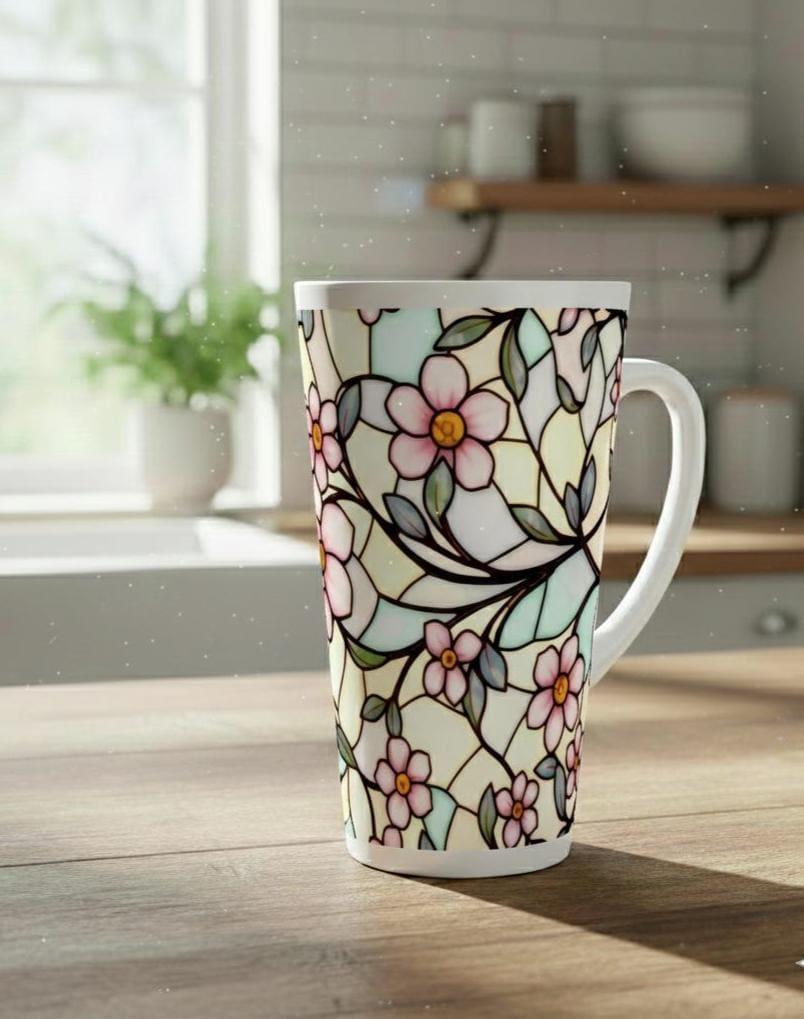 Latte 17oz Ceramic Mug - Coffee or Tea Cup, Extra Tall