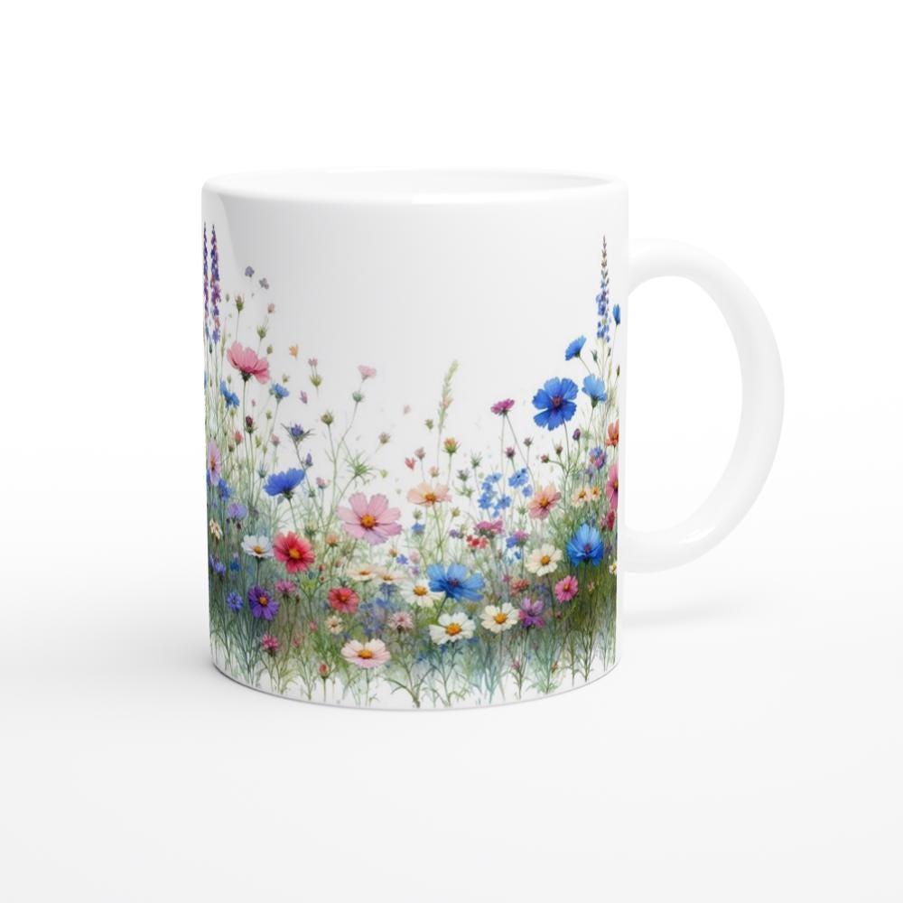 Floral Cups -  Large and Small Ceramic Mugs