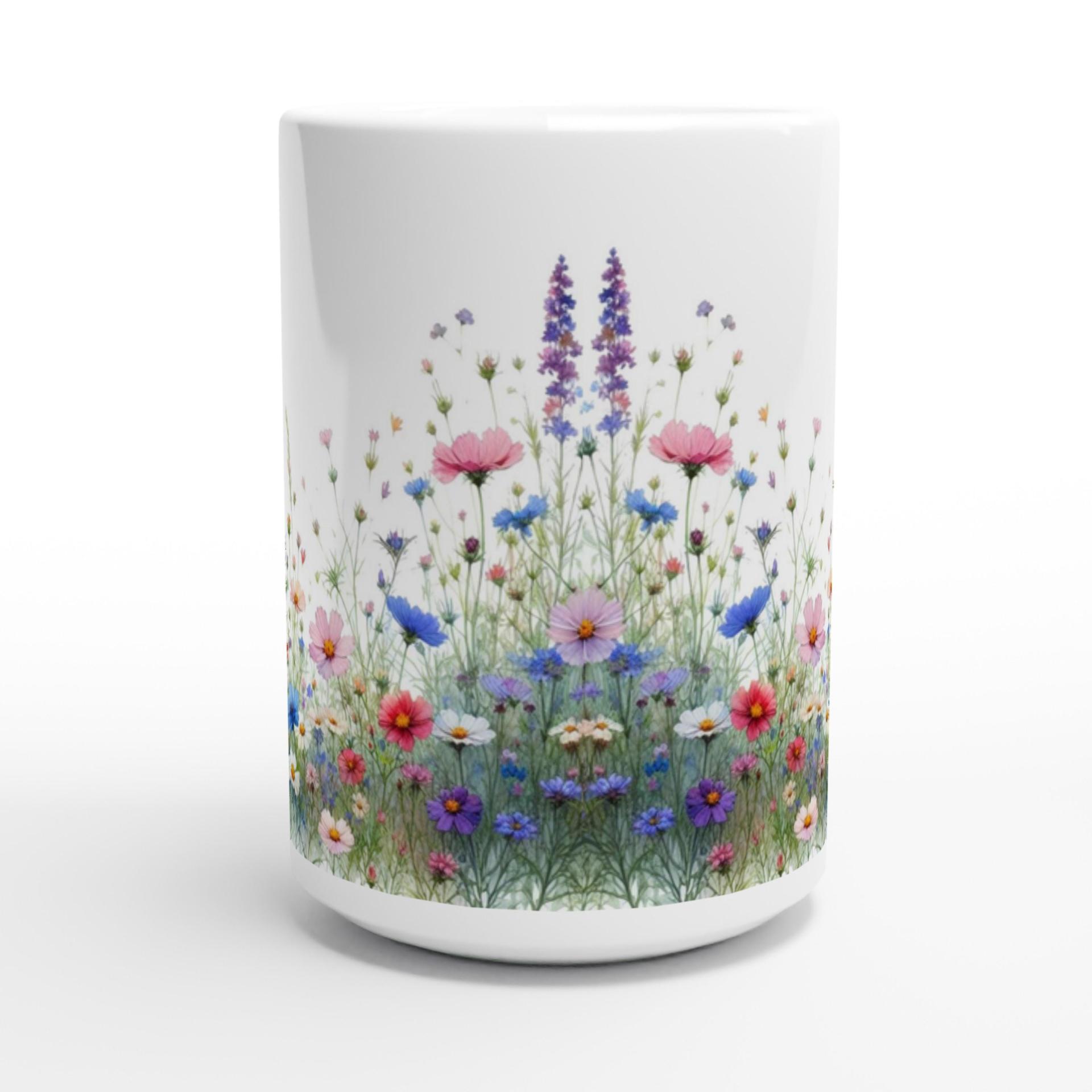 Floral Cups -  Large and Small Ceramic Mugs