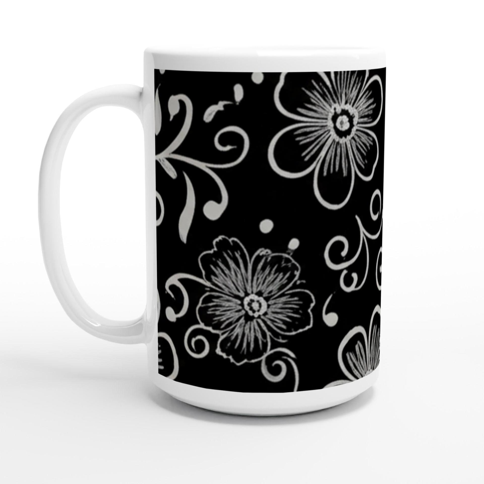 Floral Cups -  Large and Small Ceramic Mug