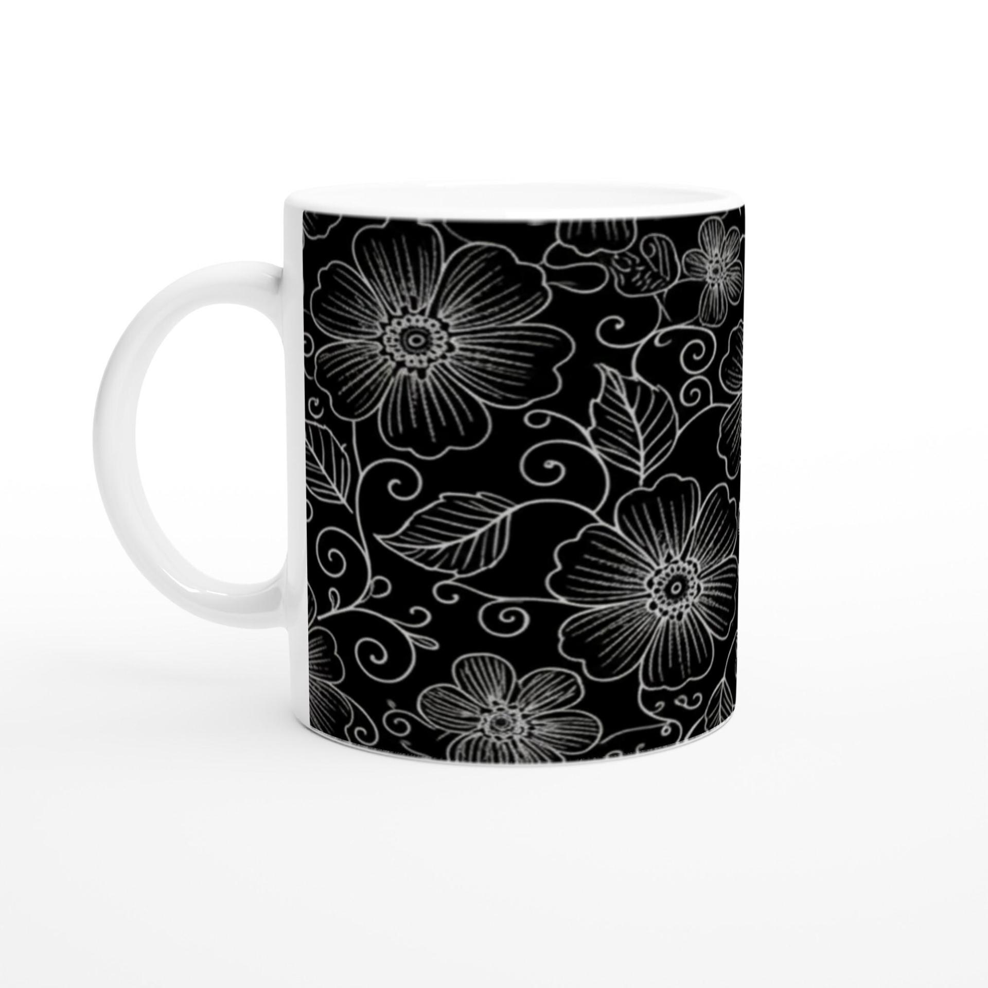 Floral Cups -  Large and Small Ceramic Mug