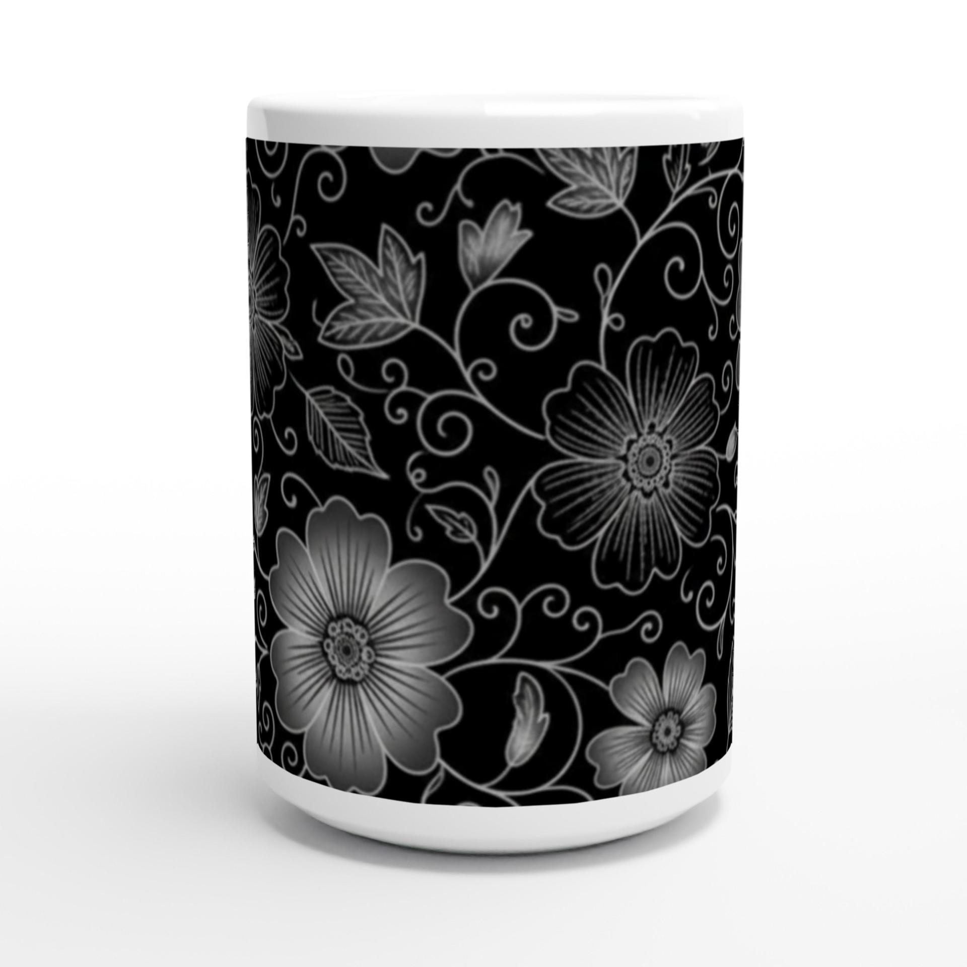 Floral Cups -  Large and Small Ceramic Mug