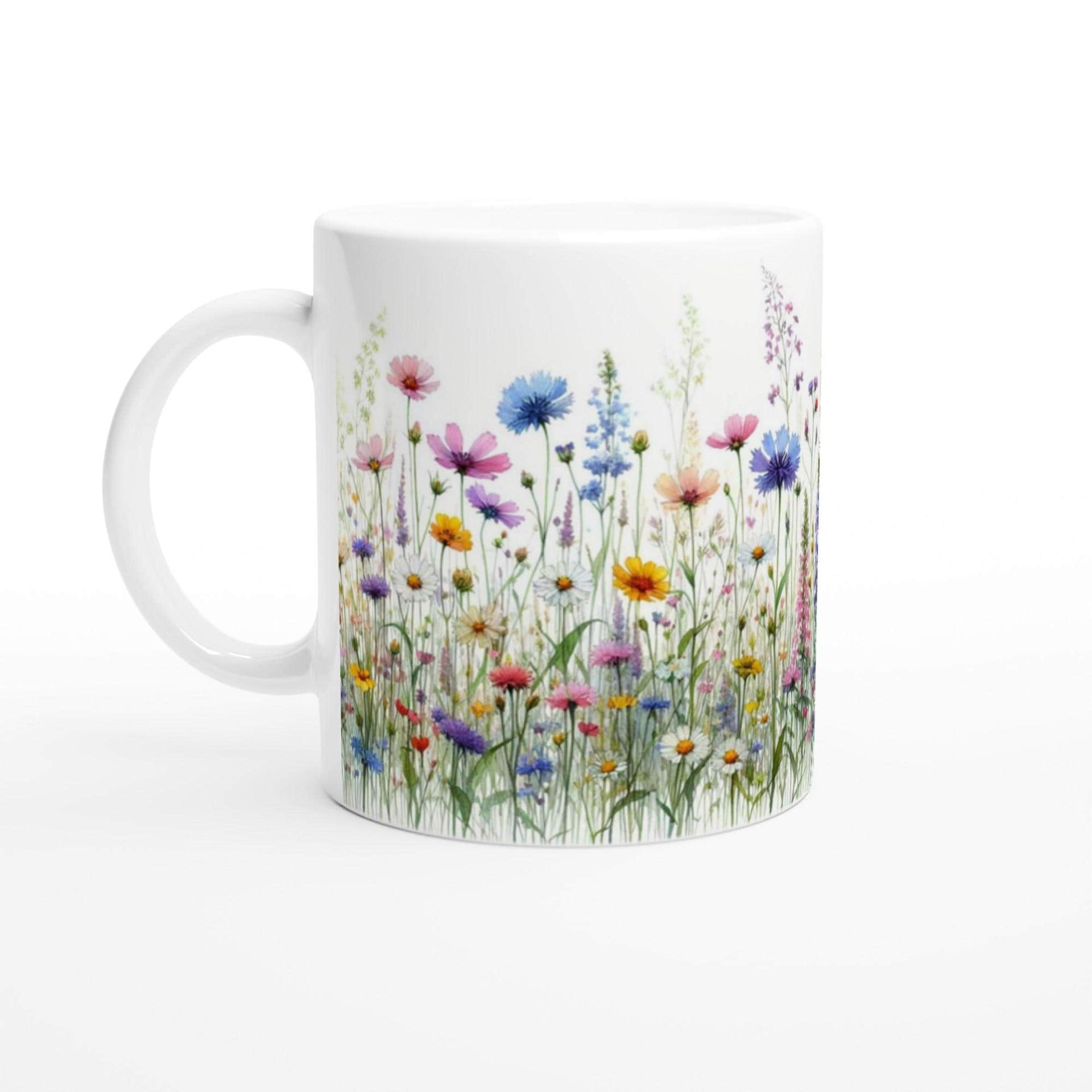 Floral Cups -  Large and Small Ceramic Mugs