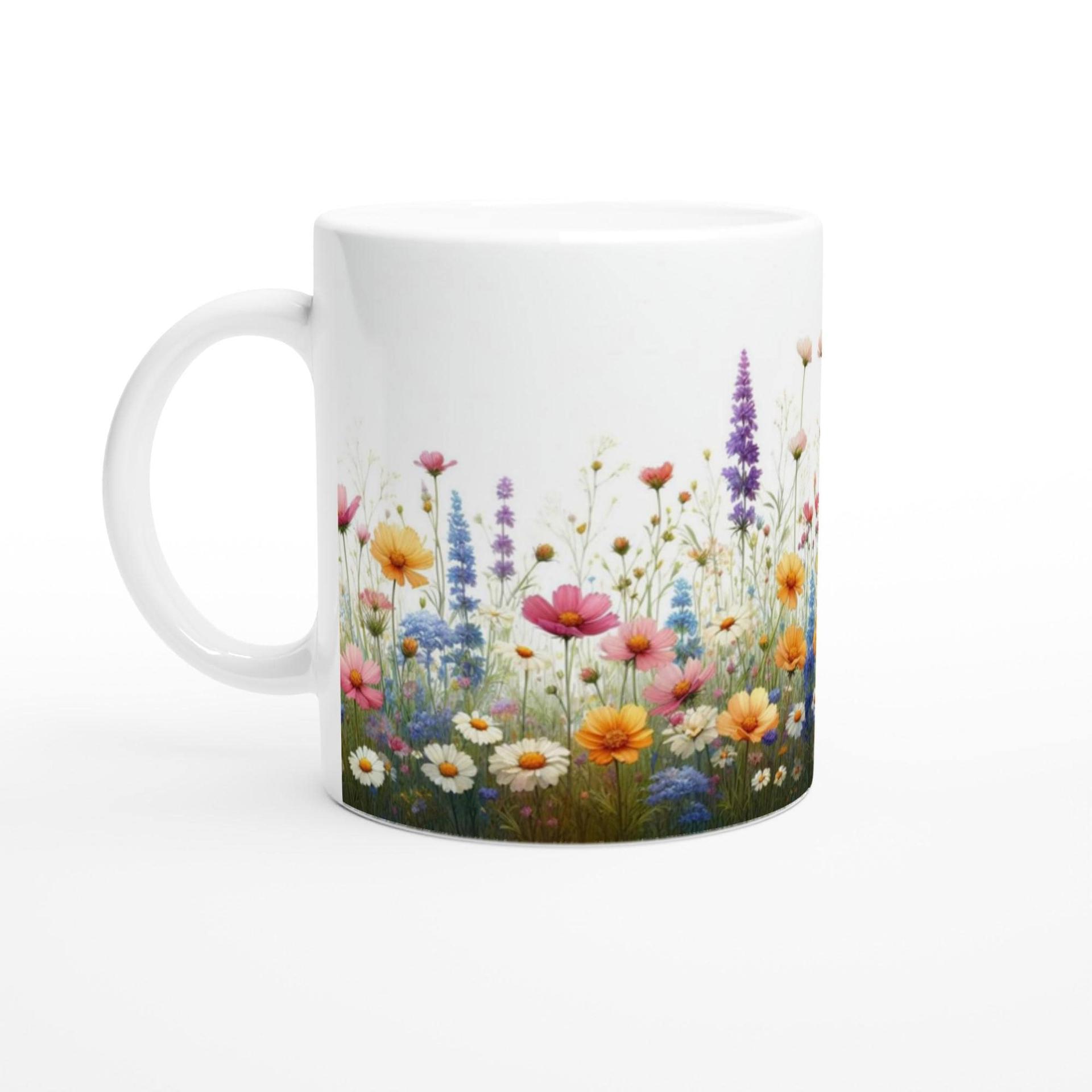 Floral Cups -  Large and Small Ceramic Mugs