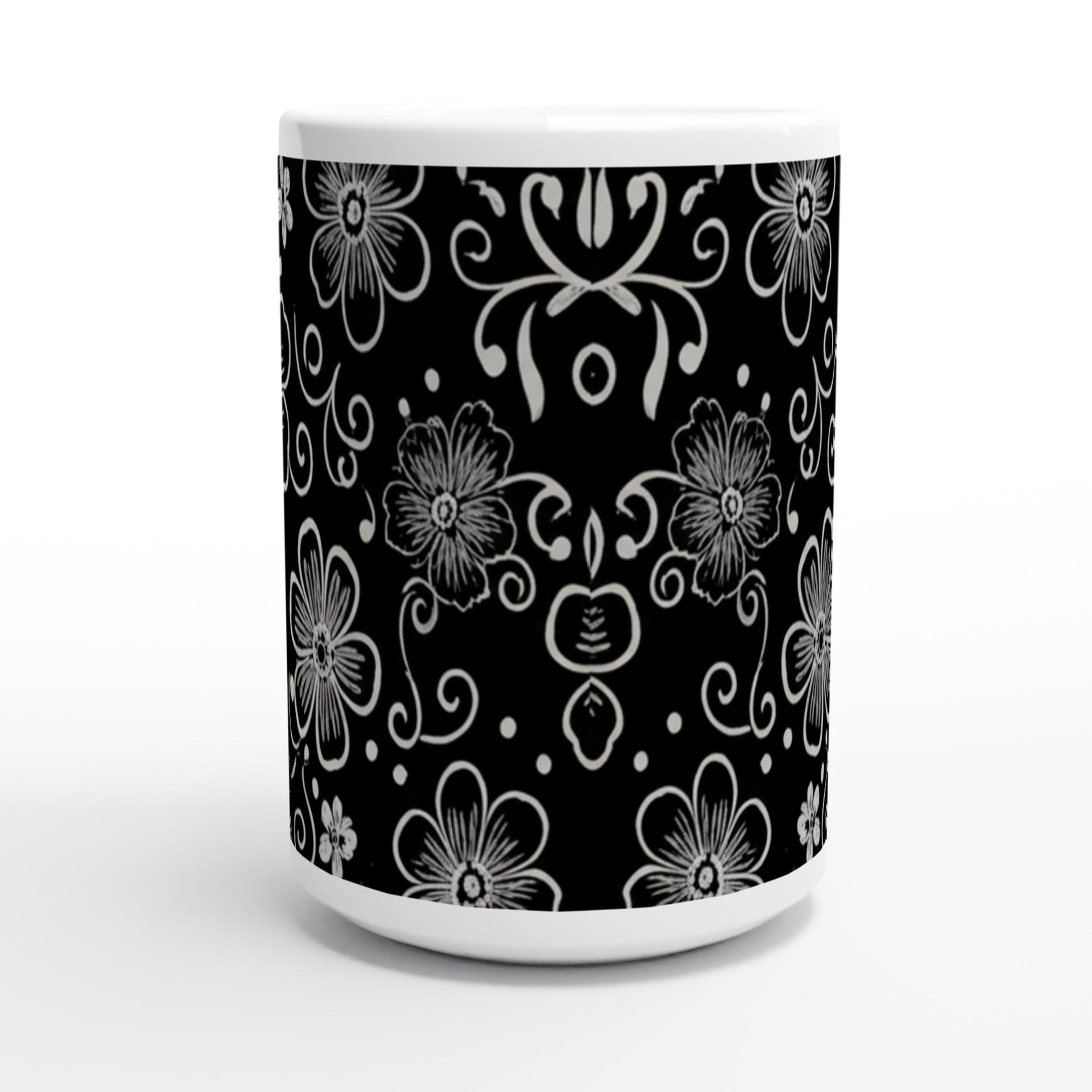 Floral Cups -  Large and Small Ceramic Mug