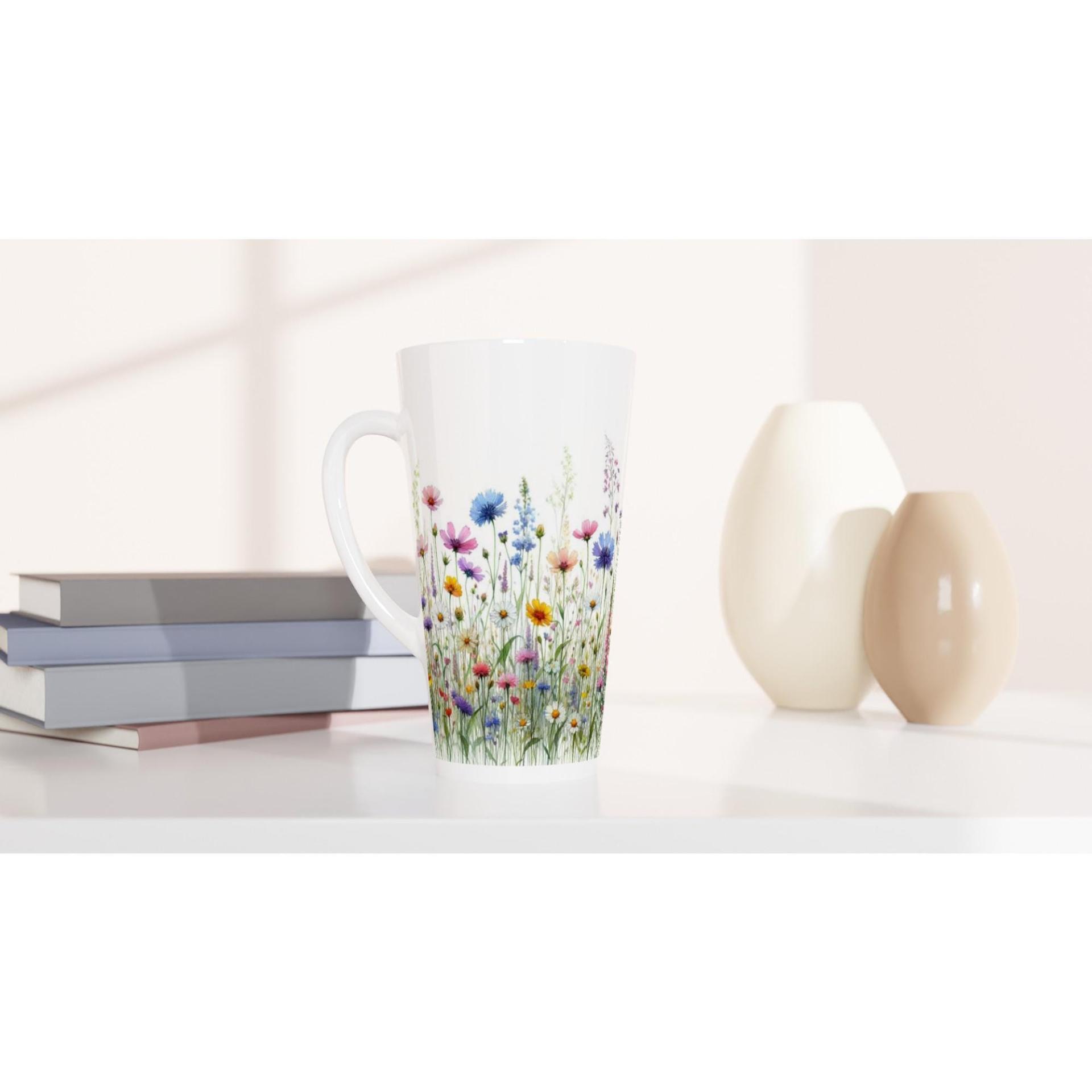 Latte 17oz Ceramic Mug - Coffee or Tea Cup, Extra Tall