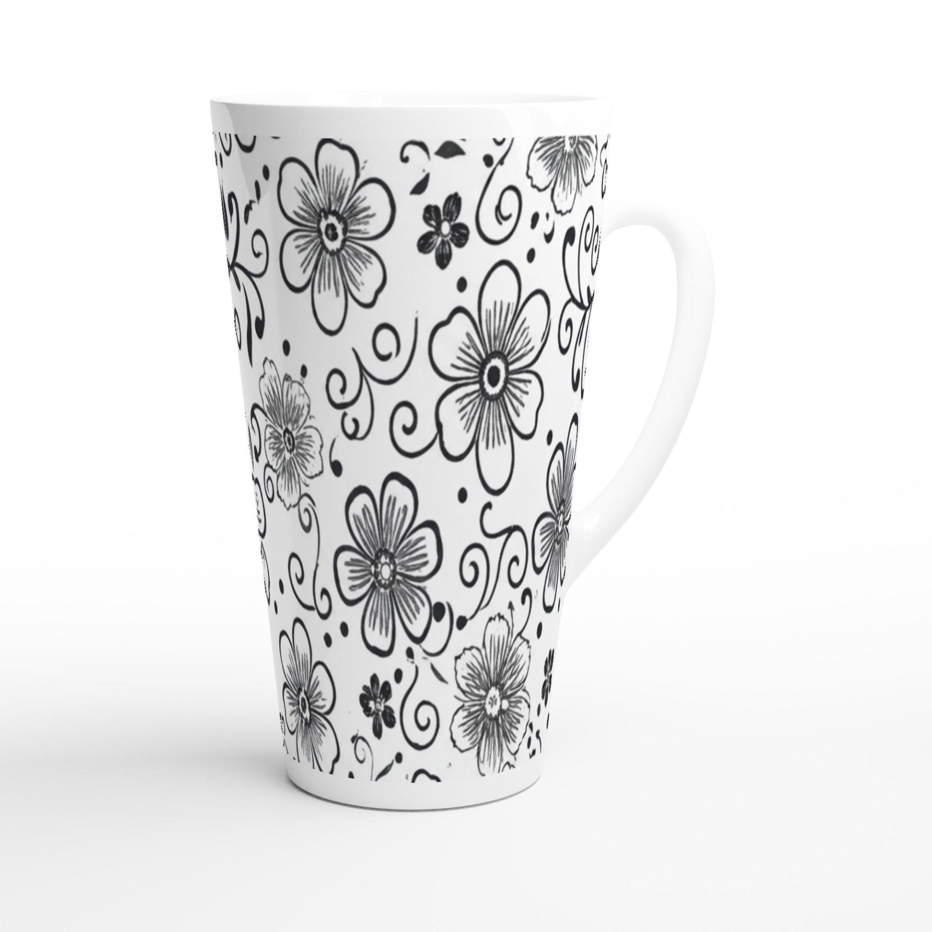 Latte 17oz Ceramic Mug - Coffee or Tea Cup, Extra Tall
