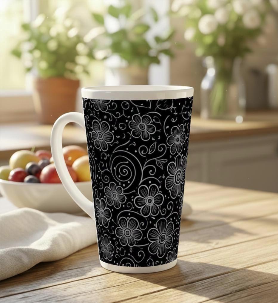 Latte 17oz Ceramic Mug - Coffee or Tea Cup, Extra Tall