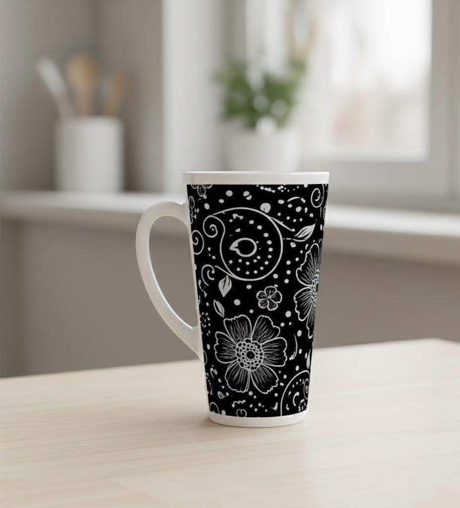 Latte 17oz Ceramic Mug - Coffee or Tea Cup, Extra Tall