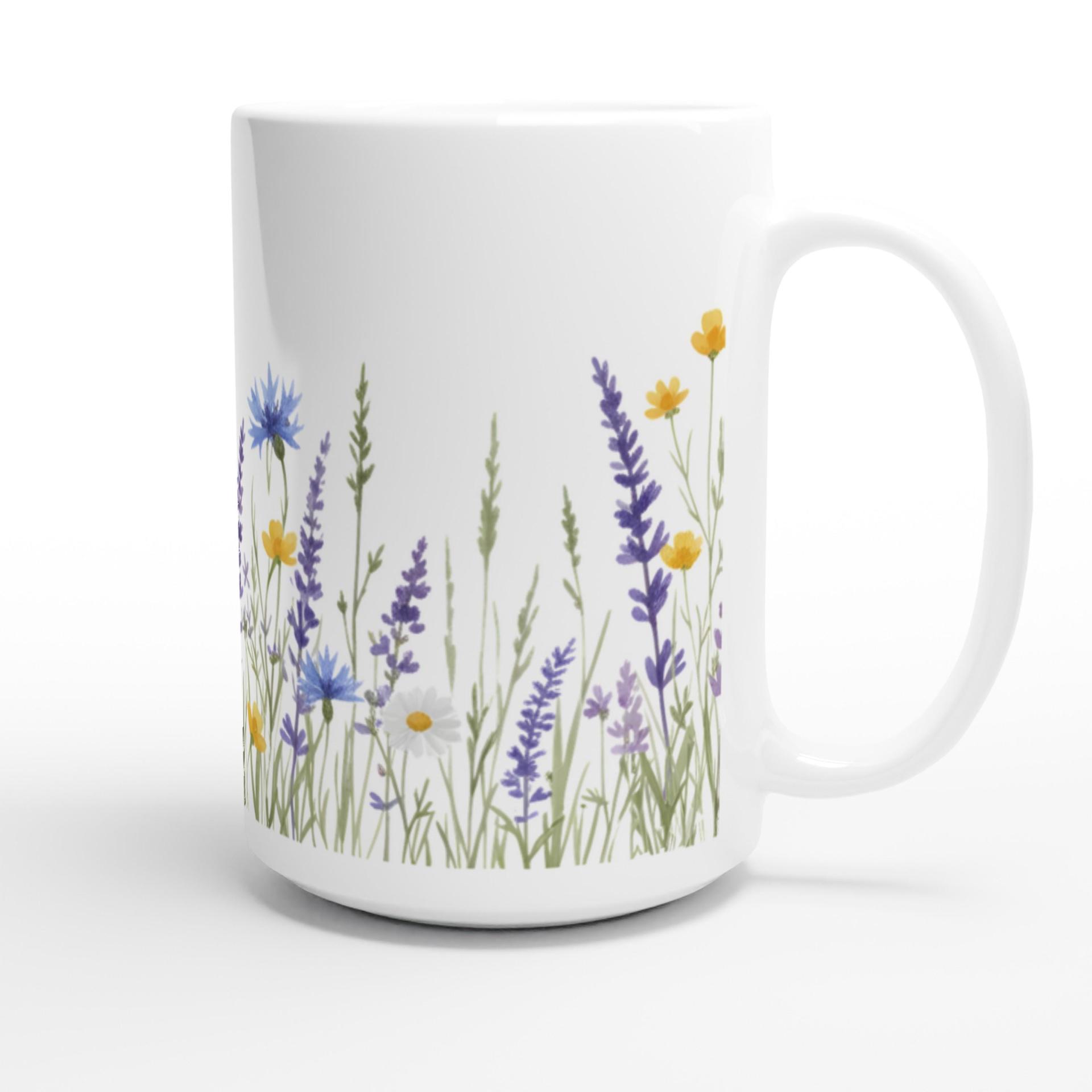 Floral Cups -  Large and Small Ceramic Mugs
