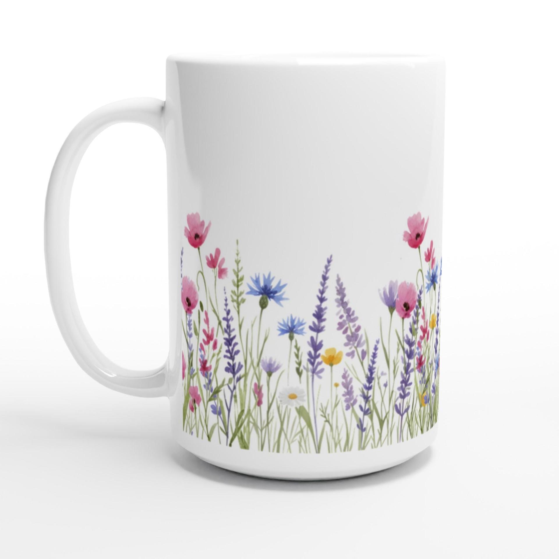 Floral Cups -  Large and Small Ceramic Mugs