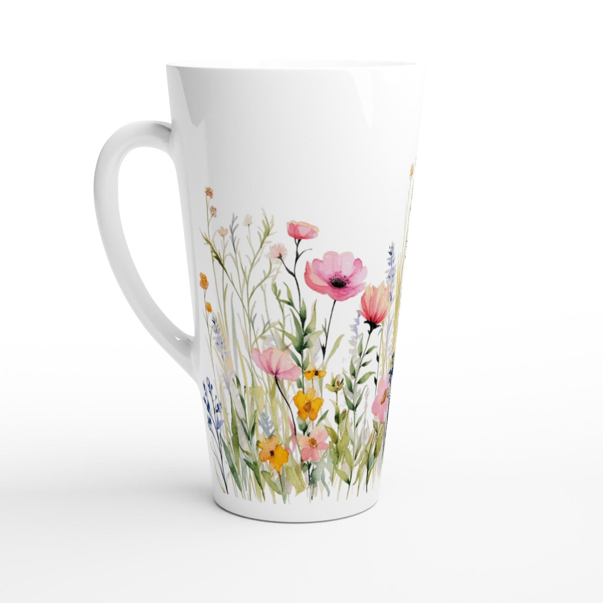 Latte 17oz Ceramic Mug - Coffee or Tea Cup, Extra Tall