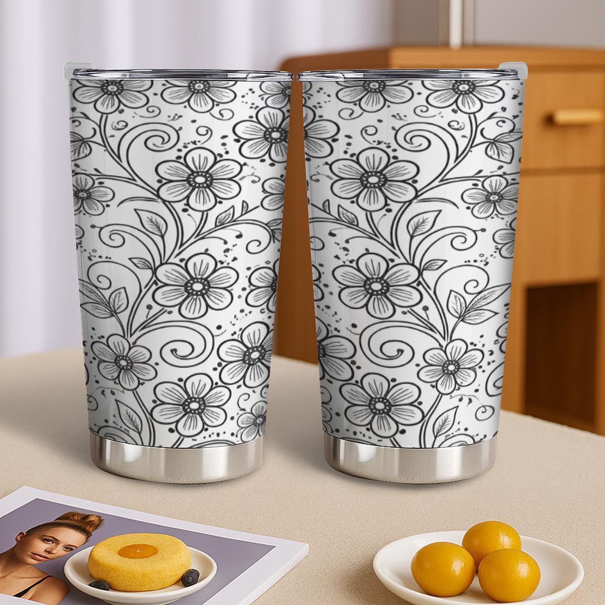 Travel Mug, Stainless Steel, 20 oz Insulated Cup