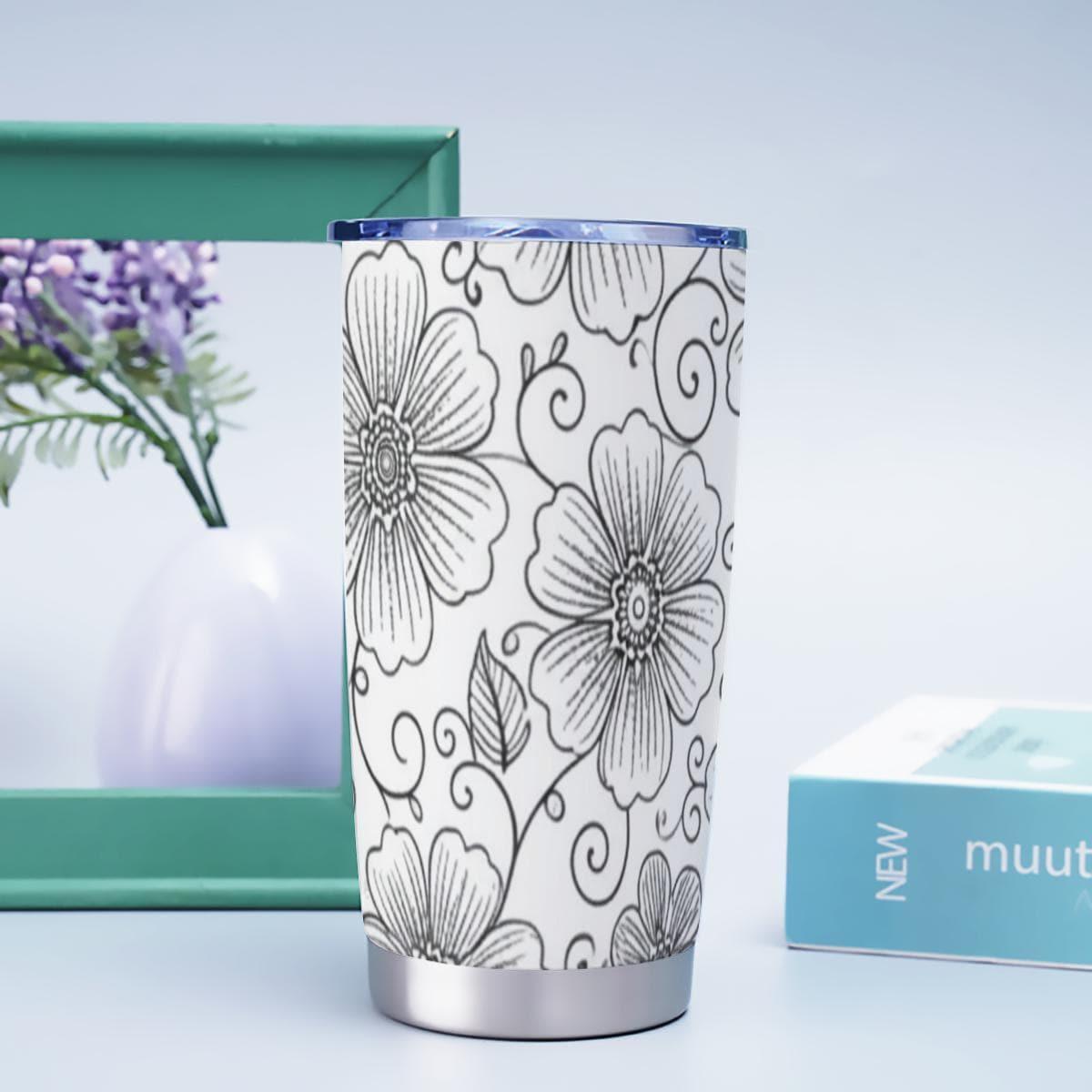Travel Mug, Stainless Steel, 20 oz Insulated Cup