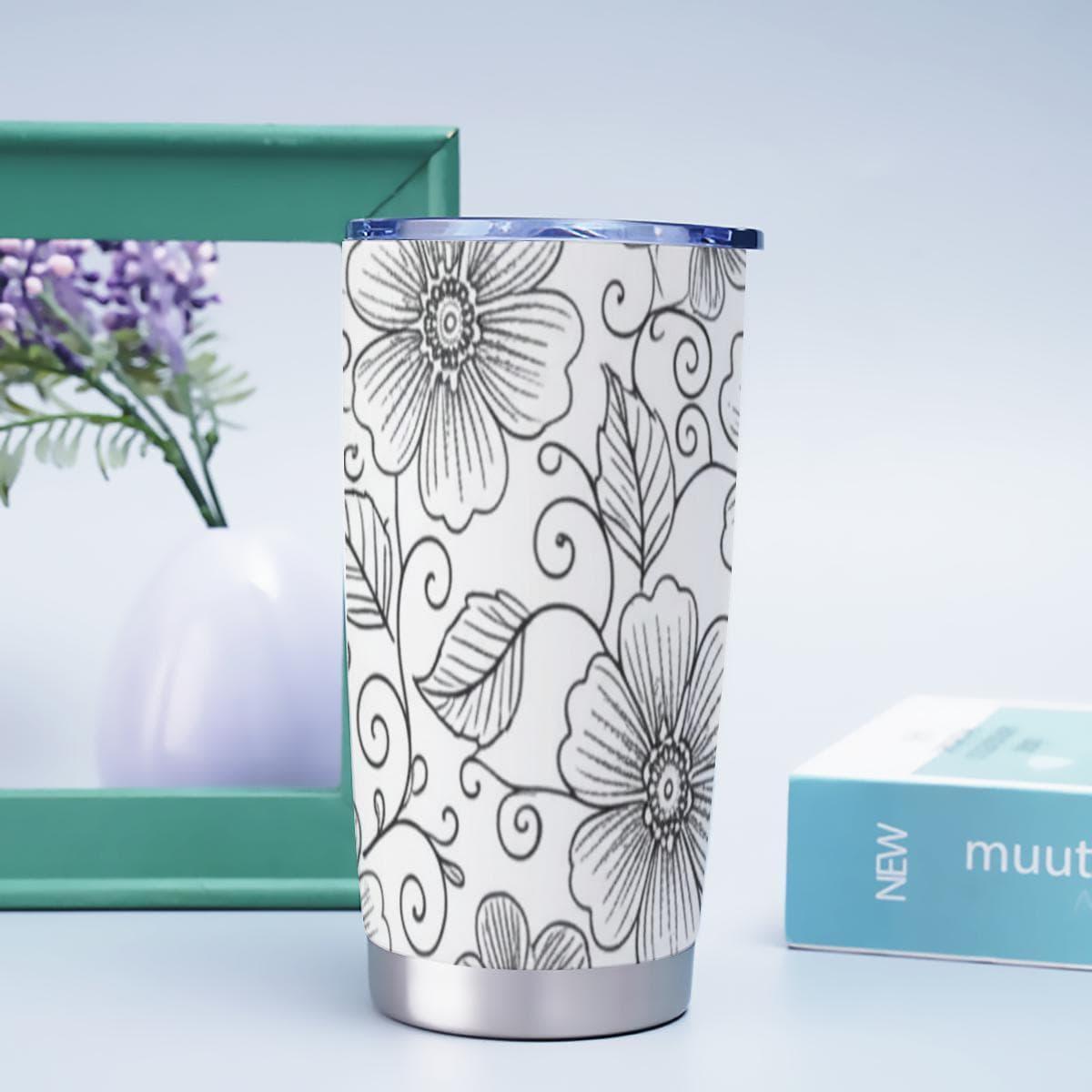 Travel Mug, Stainless Steel, 20 oz Insulated Cup