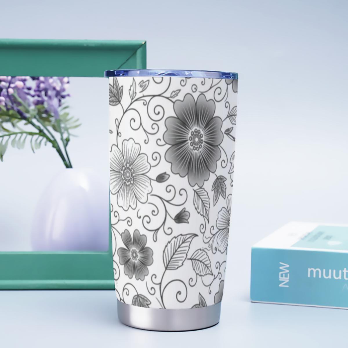 Travel Mug, Stainless Steel, 20 oz Insulated Cup