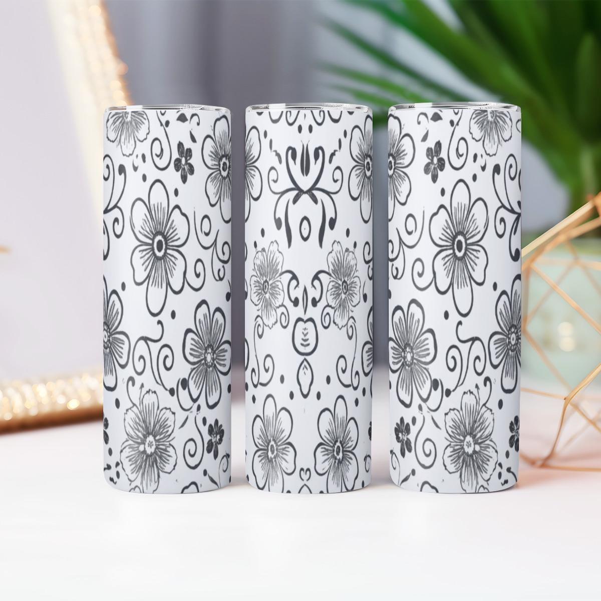Skinny Tumbler, Large Stainless Steel Insulated Travel Mug