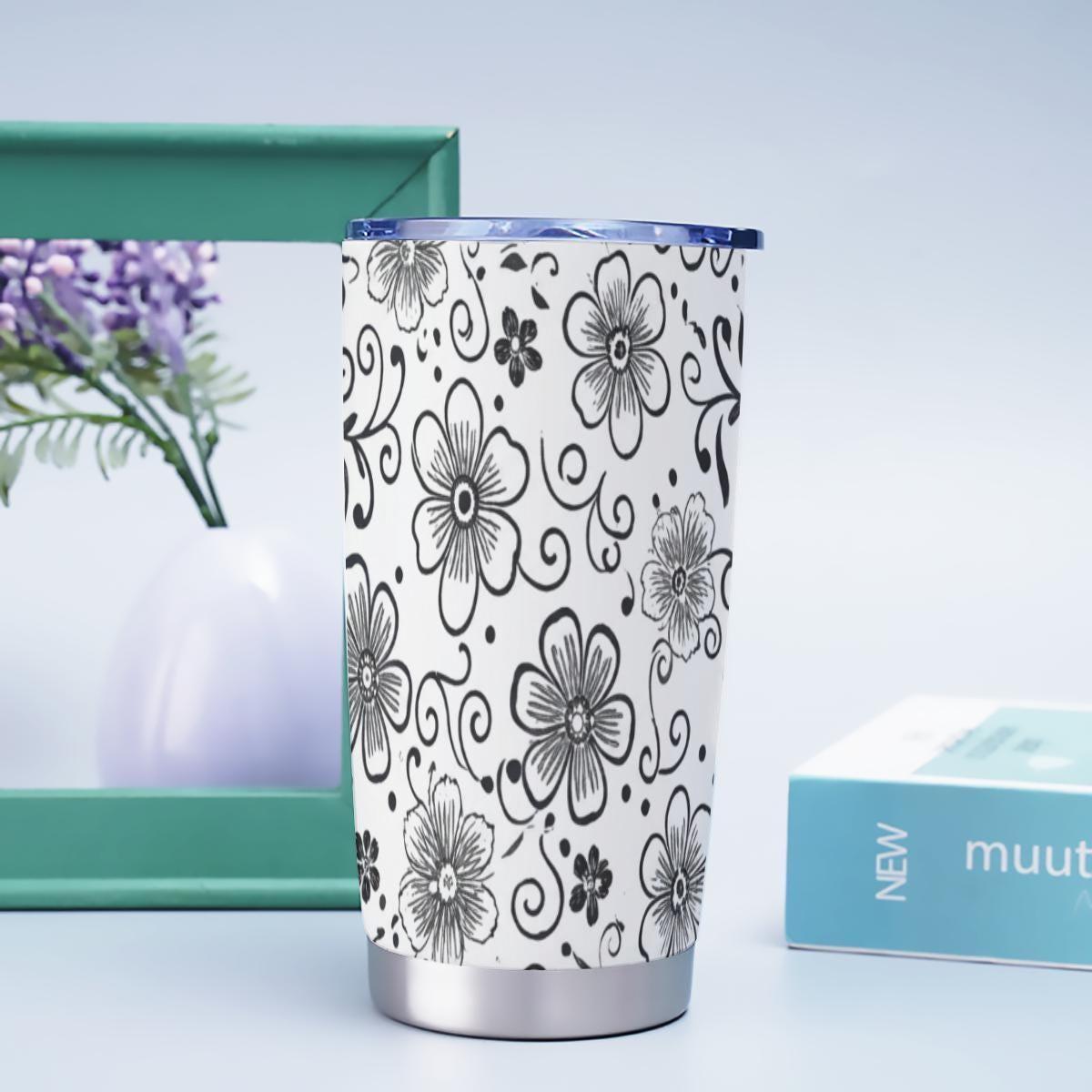 Travel Mug, Stainless Steel, 20 oz Insulated Cup
