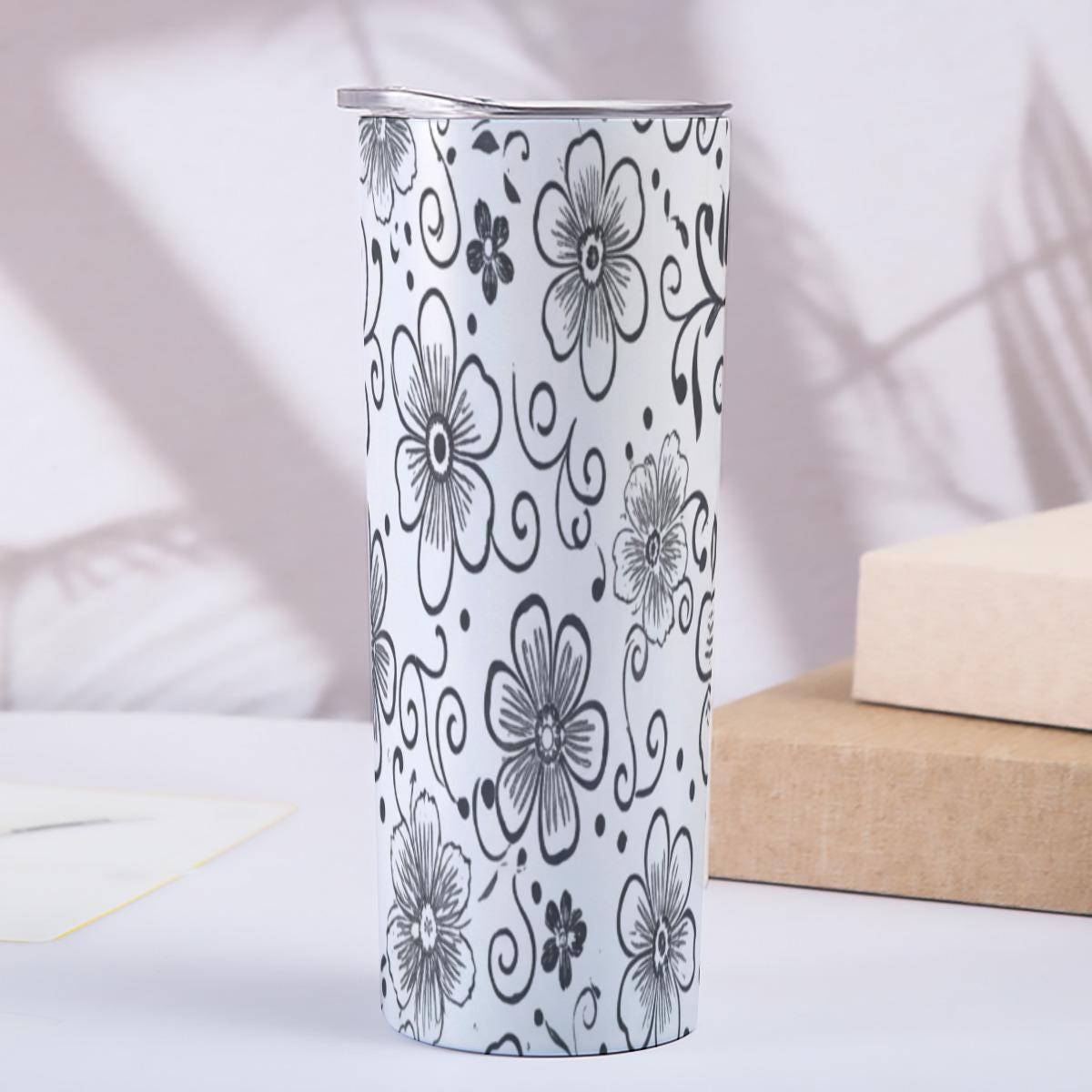 Skinny Tumbler, Large Stainless Steel Insulated Travel Mug