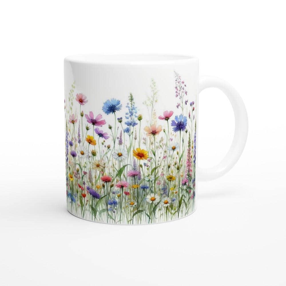 Floral Cups -  Large and Small Ceramic Mugs