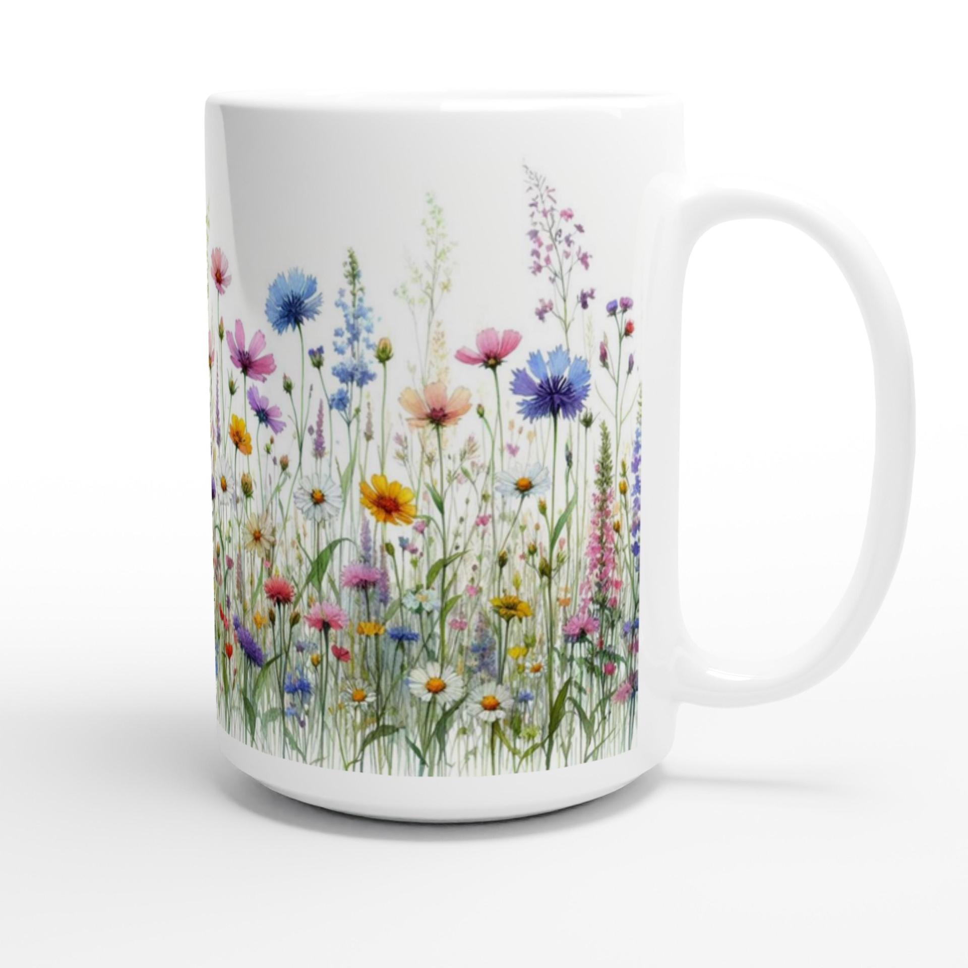 Floral Cups -  Large and Small Ceramic Mugs