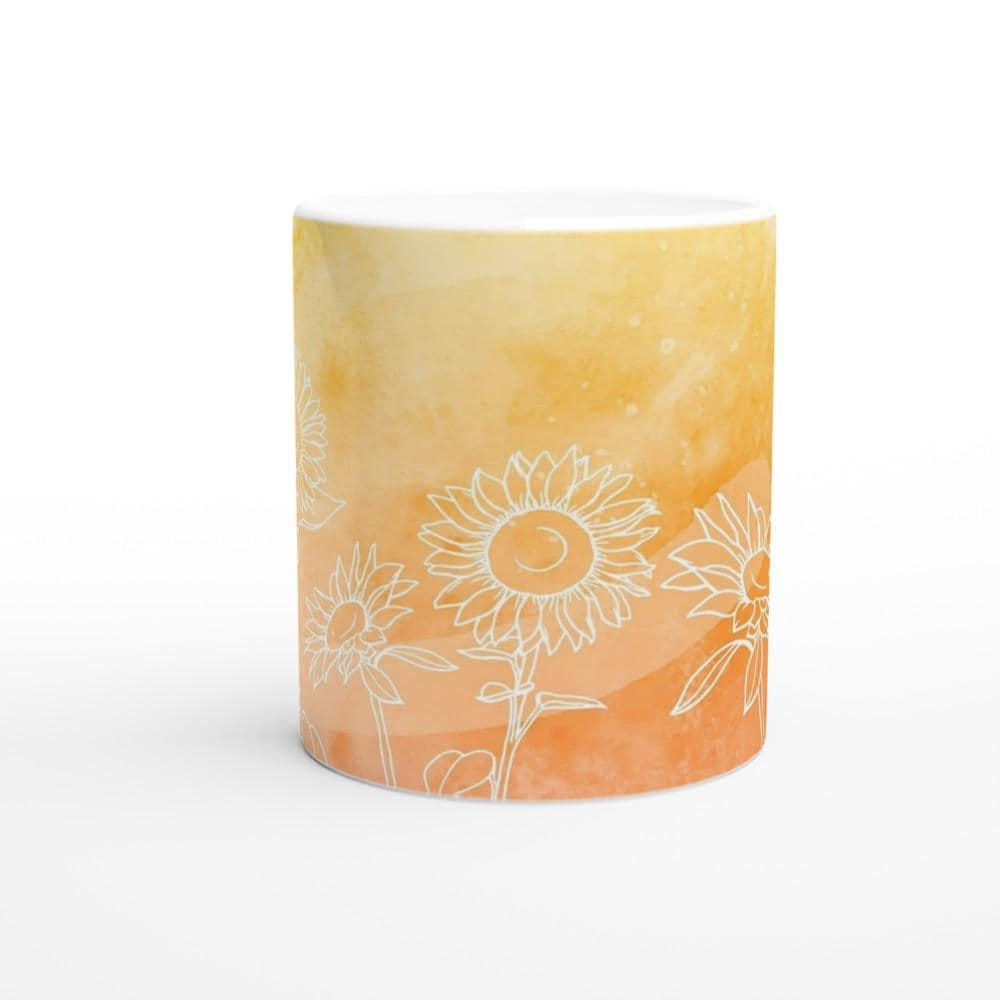 Floral Cups -  Large and Small Ceramic Mugs
