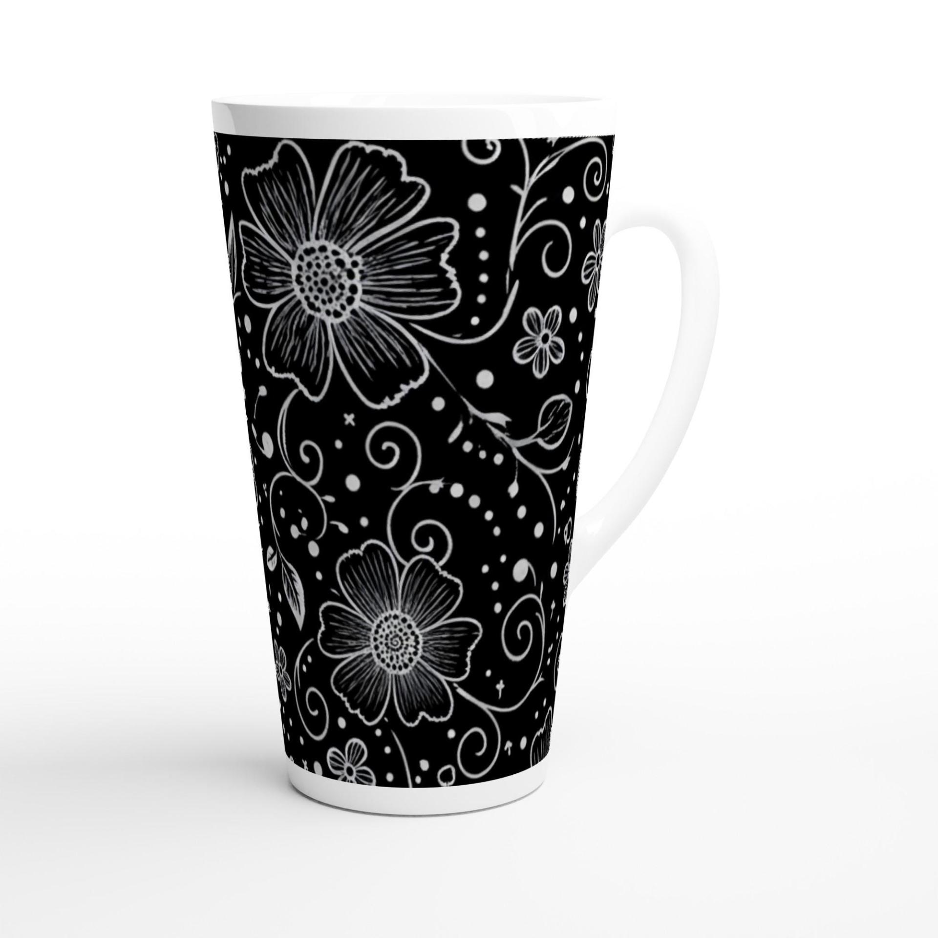 Latte 17oz Ceramic Mug - Coffee or Tea Cup, Extra Tall