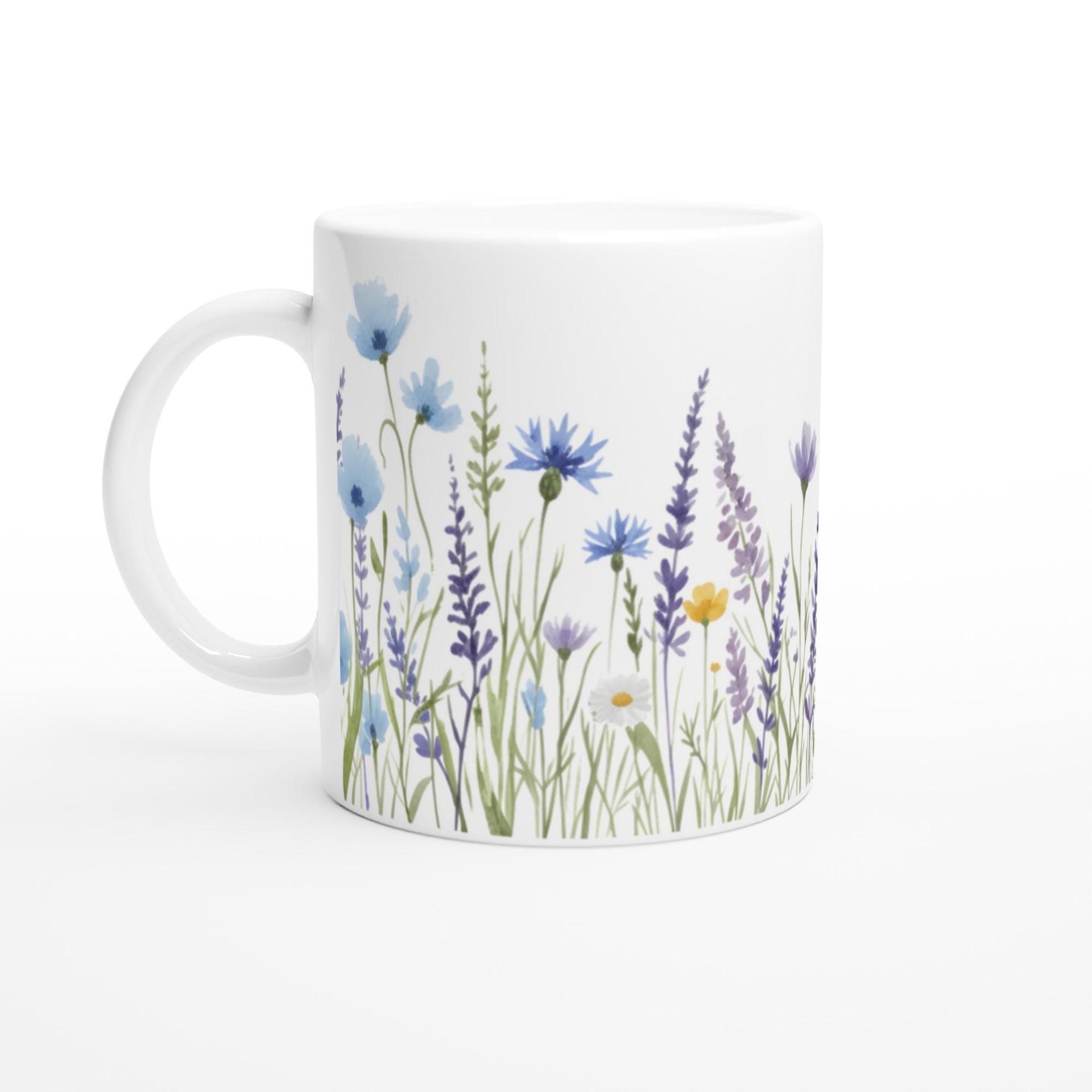 Floral Cups -  Large and Small Ceramic Mugs