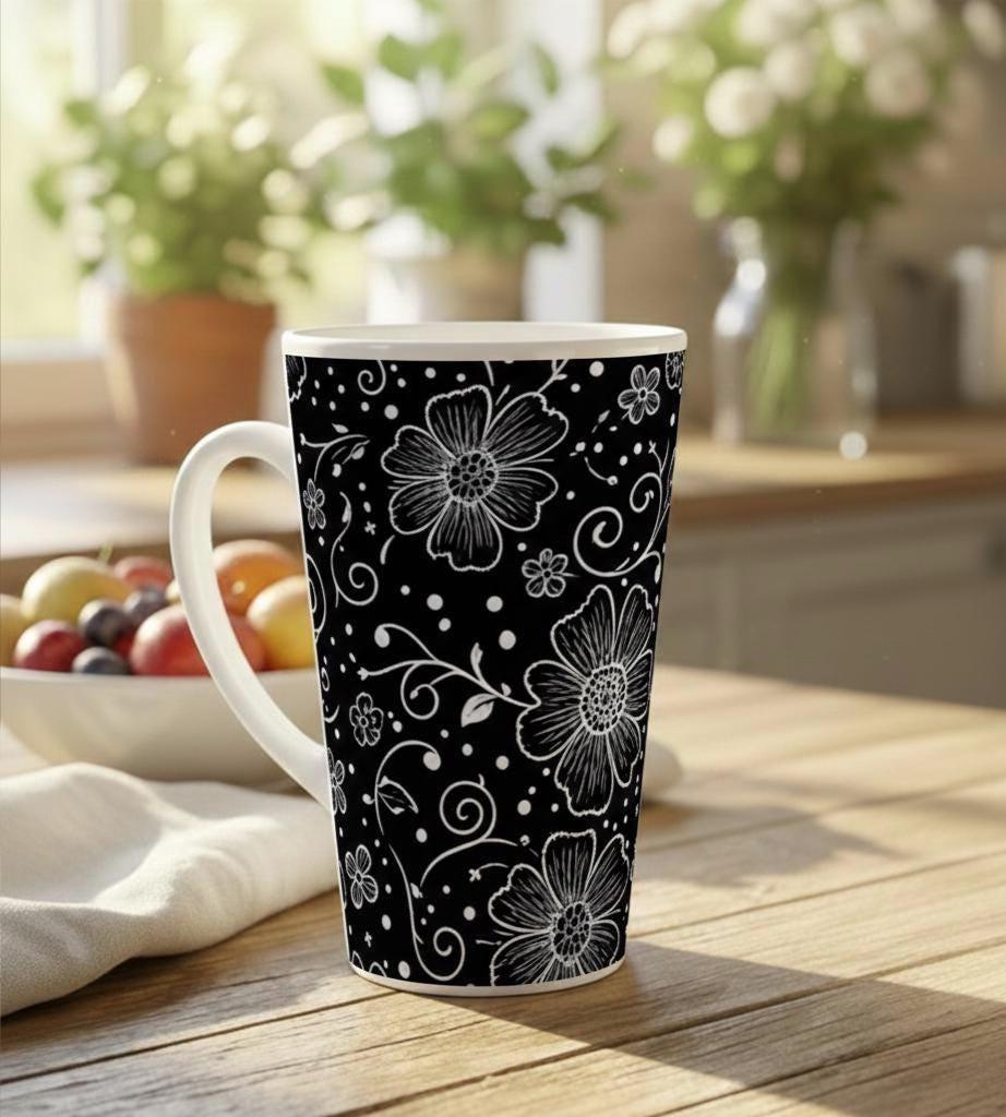 Latte 17oz Ceramic Mug - Coffee or Tea Cup, Extra Tall