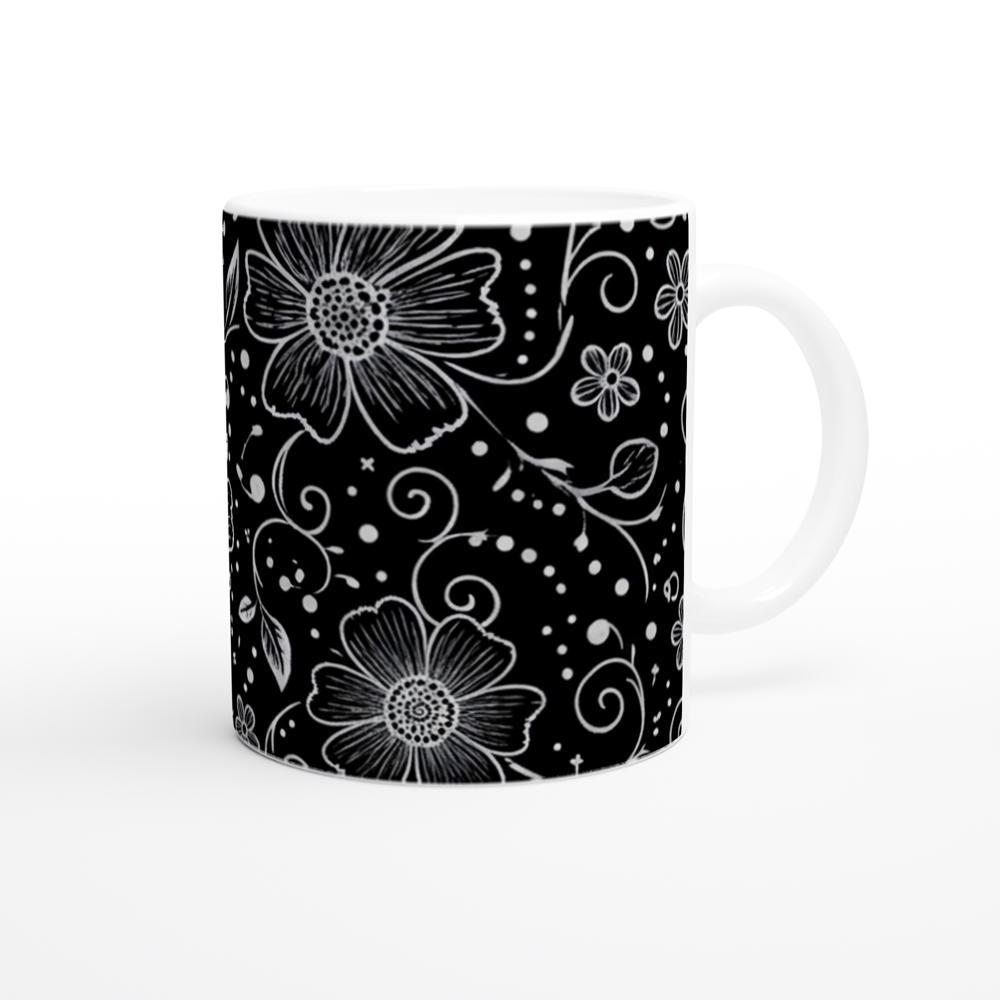 Floral Cups -  Large and Small Ceramic Mugs