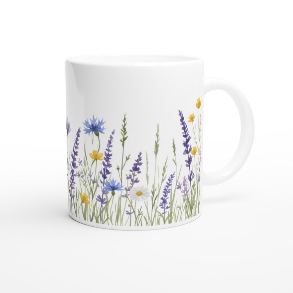 Floral Cups -  Large and Small Ceramic Mugs