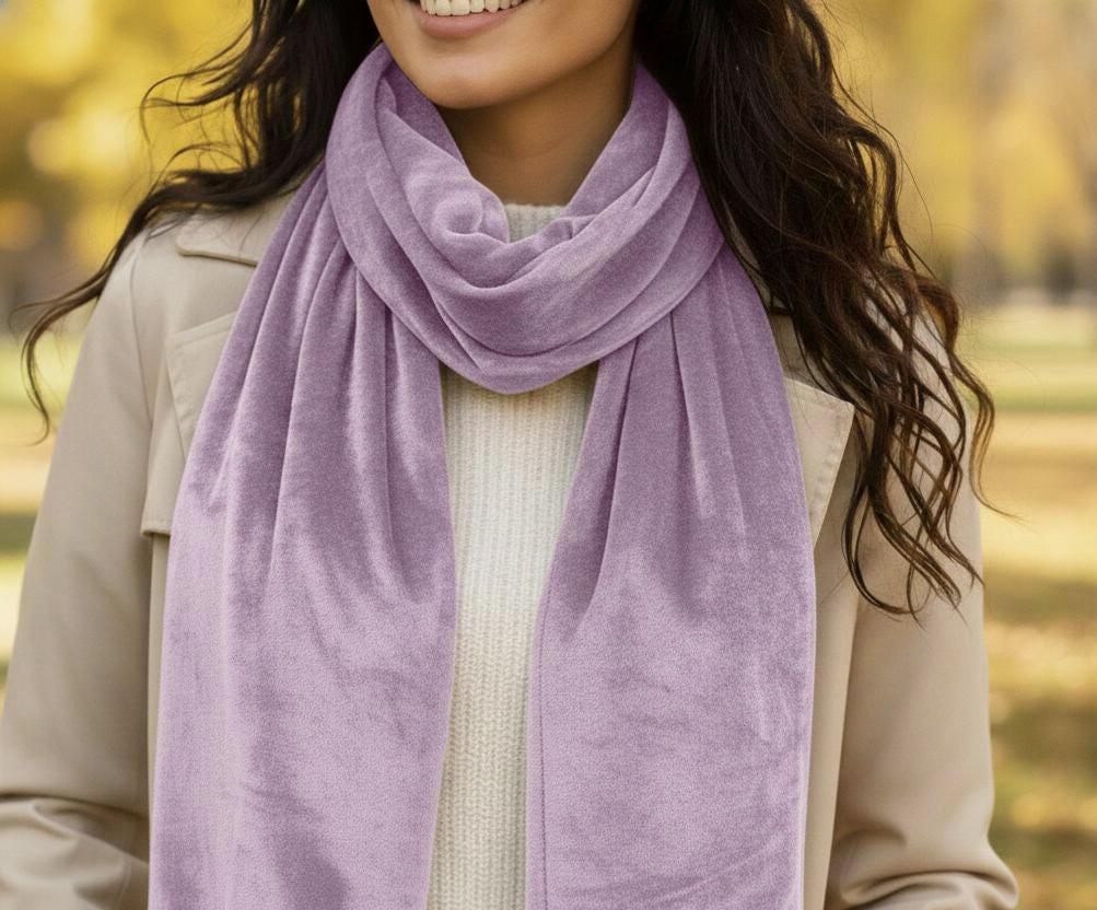 Velvet Scarf - Multiple Colors - Super Soft Scarf