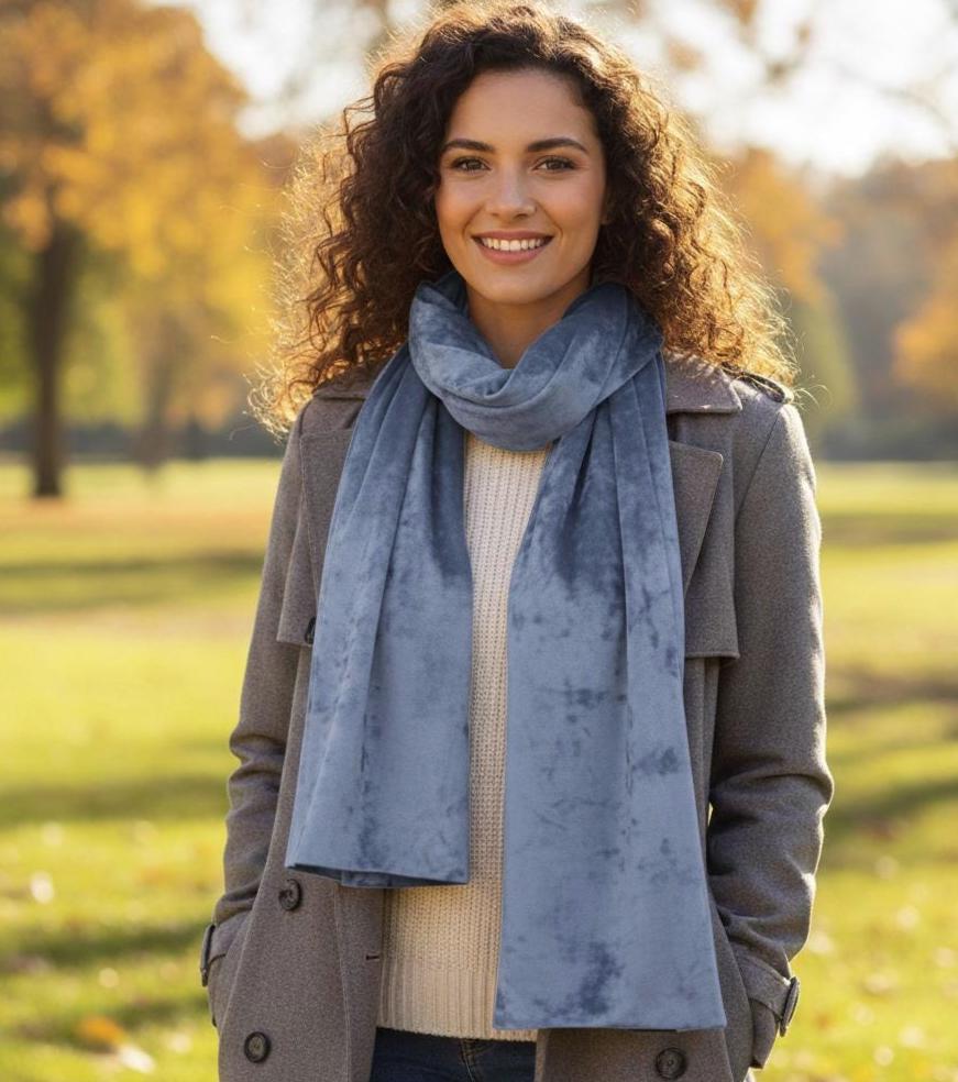 Velvet Scarf - Multiple Colors - Super Soft Scarf