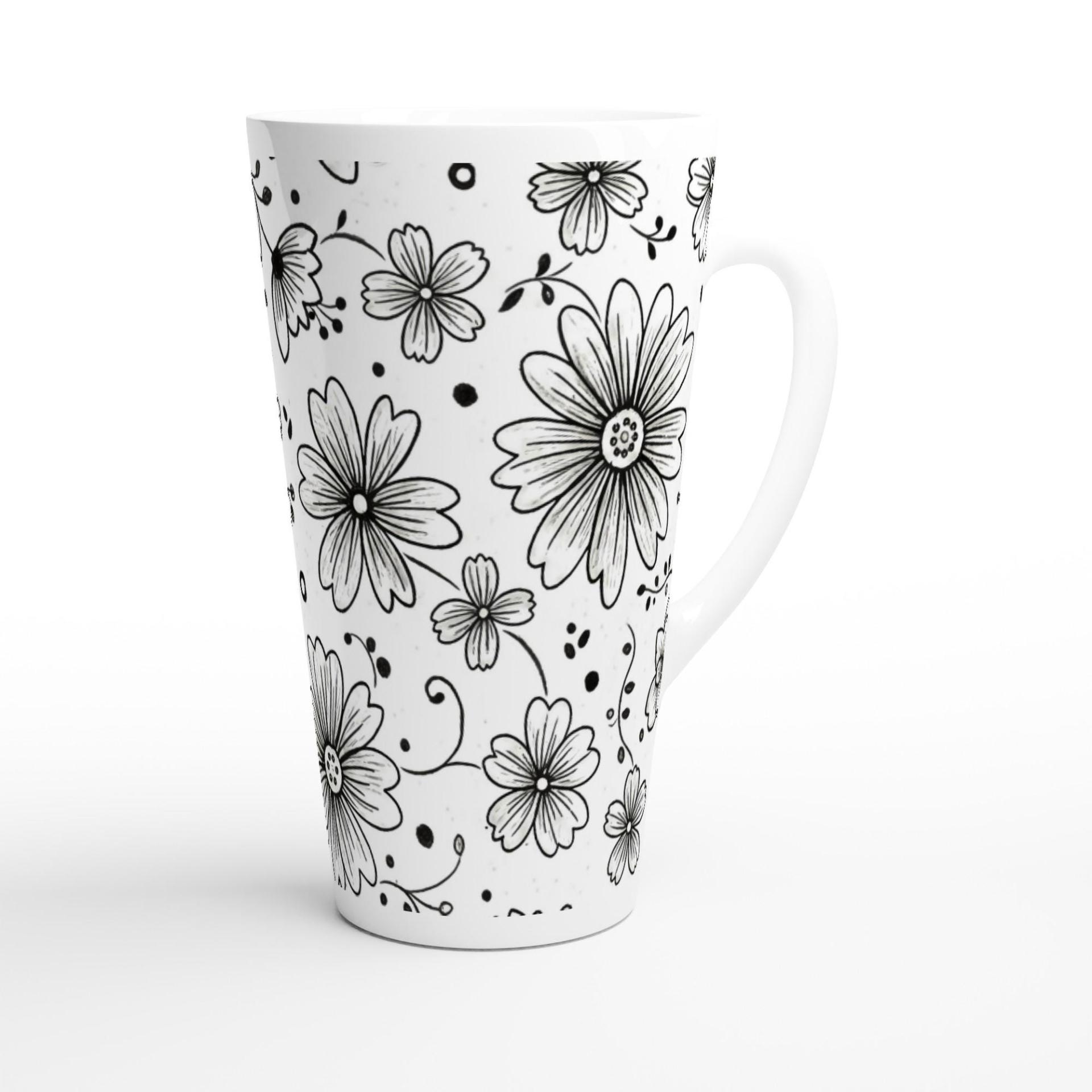 Latte 17oz Ceramic Mug - Coffee or Tea Cup, Extra Tall