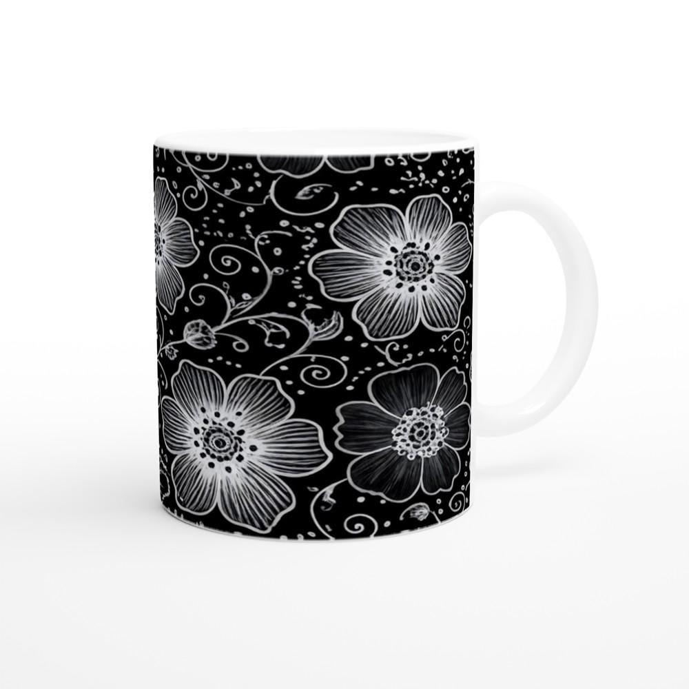 Floral Cups -  Large and Small Ceramic Mugs
