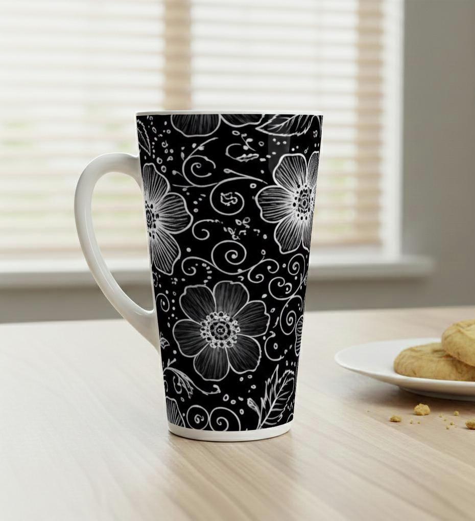 Latte 17oz Ceramic Mug - Coffee or Tea Cup, Extra Tall