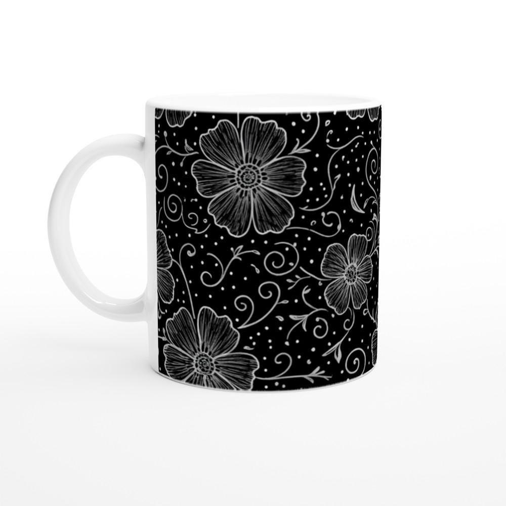 Floral Cups -  Large and Small Ceramic Mugs