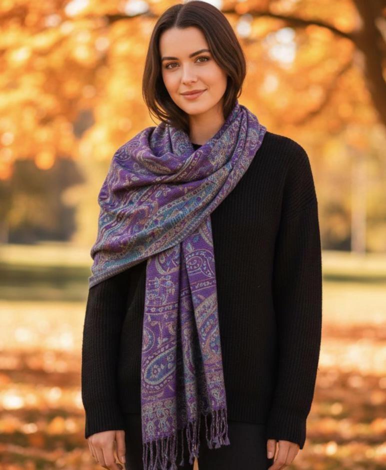 Multiple Colors, Soft Pashmina Shawl & Scarf, Sarong or Head Wraps