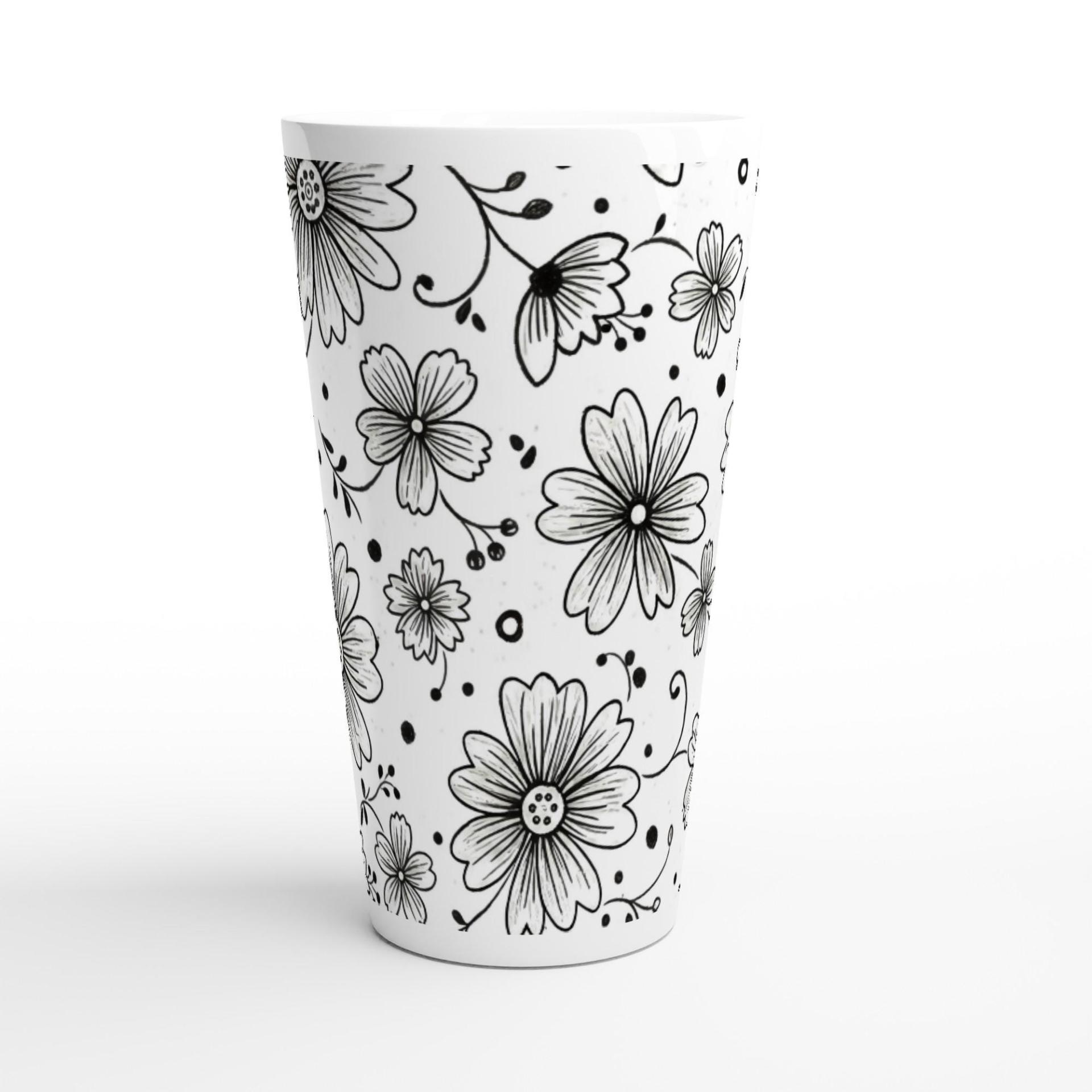 Latte 17oz Ceramic Mug - Coffee or Tea Cup, Extra Tall